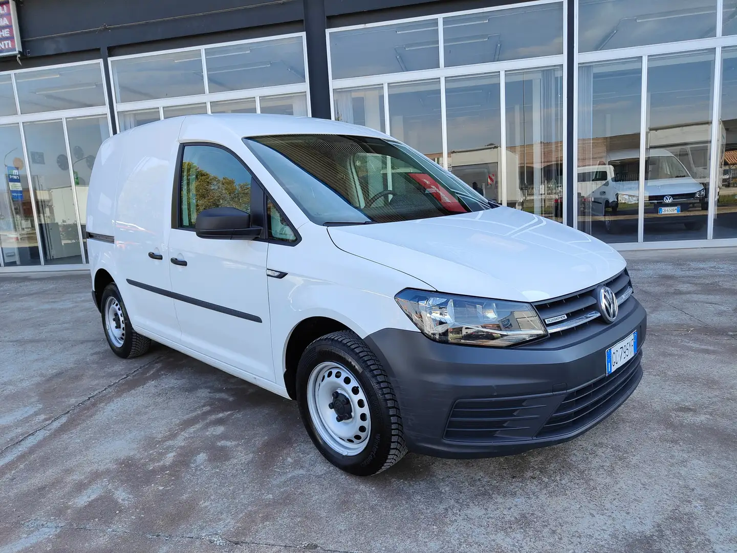 Volkswagen Caddy Van 1.4 TGI Metano con COVER KM 60.300 +IVA Bianco - 1