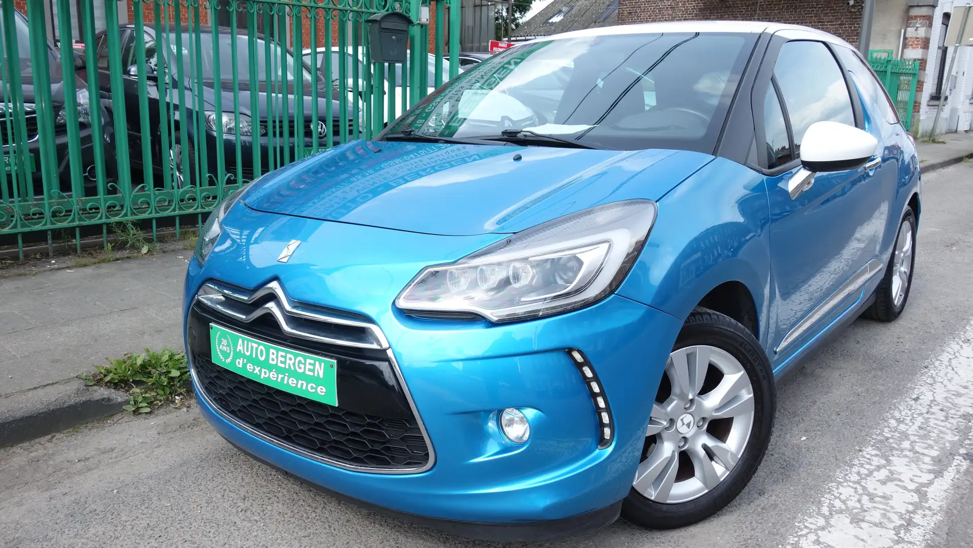Citroen DS3 DS3 1.2i**CARNET**GARANTIE 1AN**LED XENON** Bleu - 1