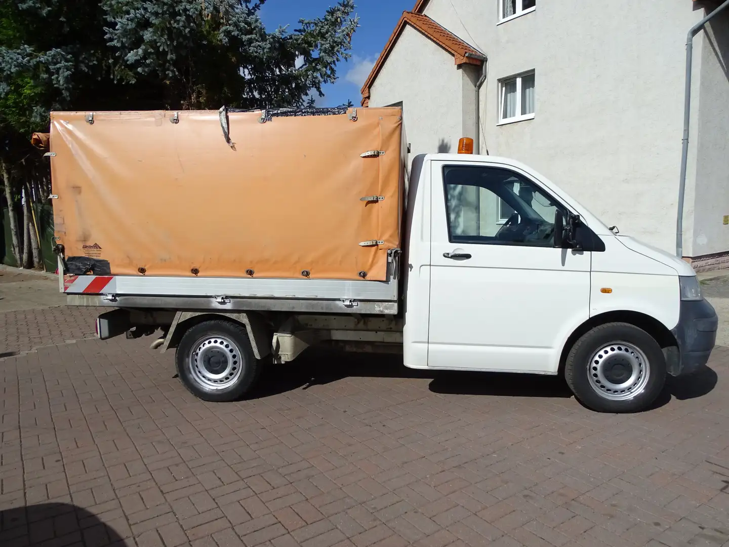 Volkswagen T5 Transporter PLANE*ZR+TÜV NEU*SCHECKHEFT Weiß - 2