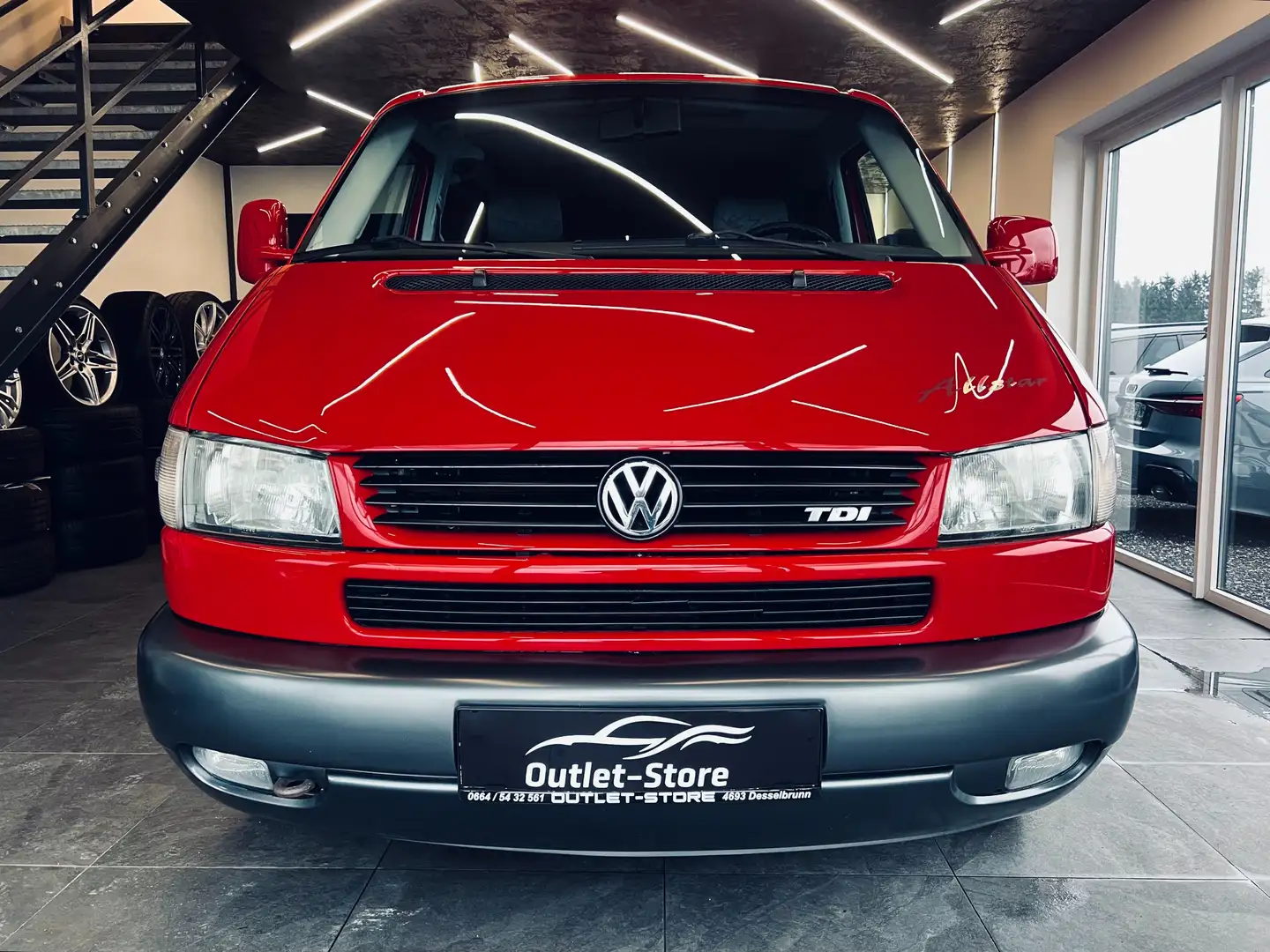 Volkswagen T4 Multivan *Klimatronic*Schiebedach*Restauriert*Pickerl NEU* Rood - 2