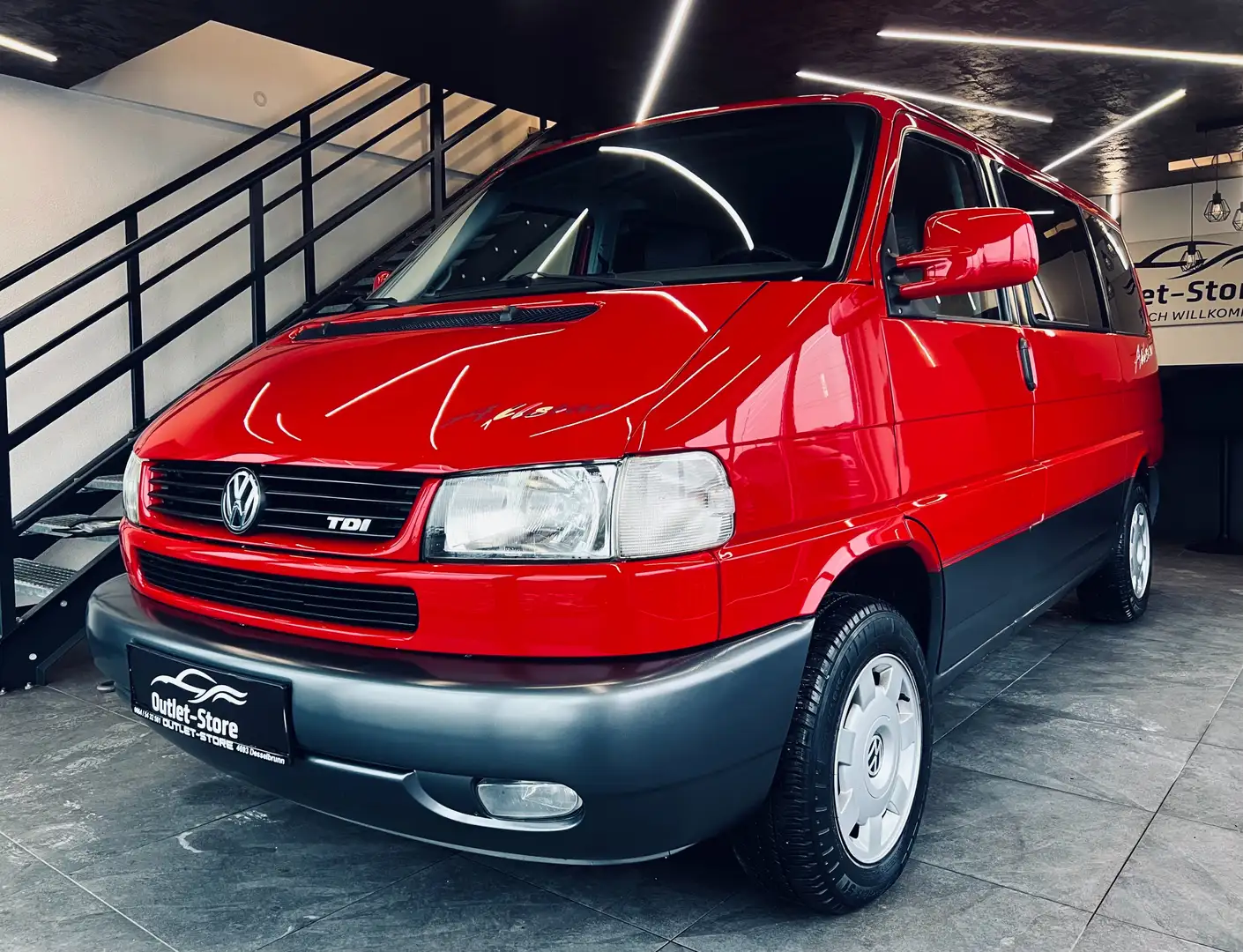 Volkswagen T4 Multivan *Klimatronic*Schiebedach*Restauriert*Pickerl NEU* Czerwony - 1