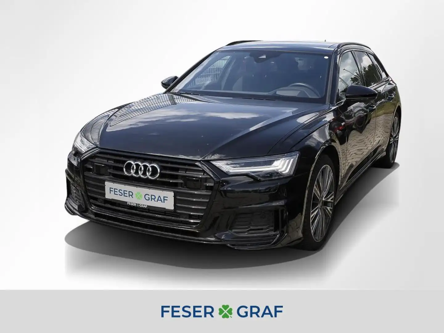 Audi A6 Avant 45 TFSI S line Ext. AHK Matrix Pano Schwarz - 1