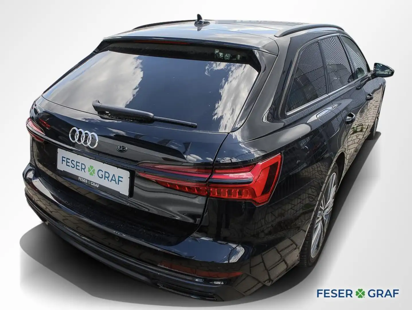 Audi A6 Avant 45 TFSI S line Ext. AHK Matrix Pano Schwarz - 2