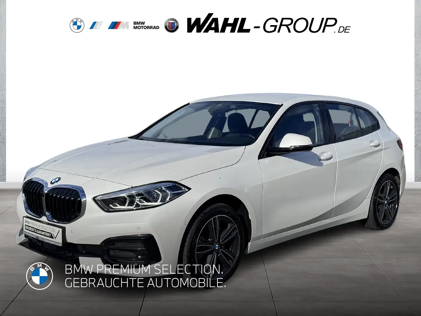 BMW 118 i Sport Line HiFi Navi LED SHZ PDC Driving Assista Weiß - 1