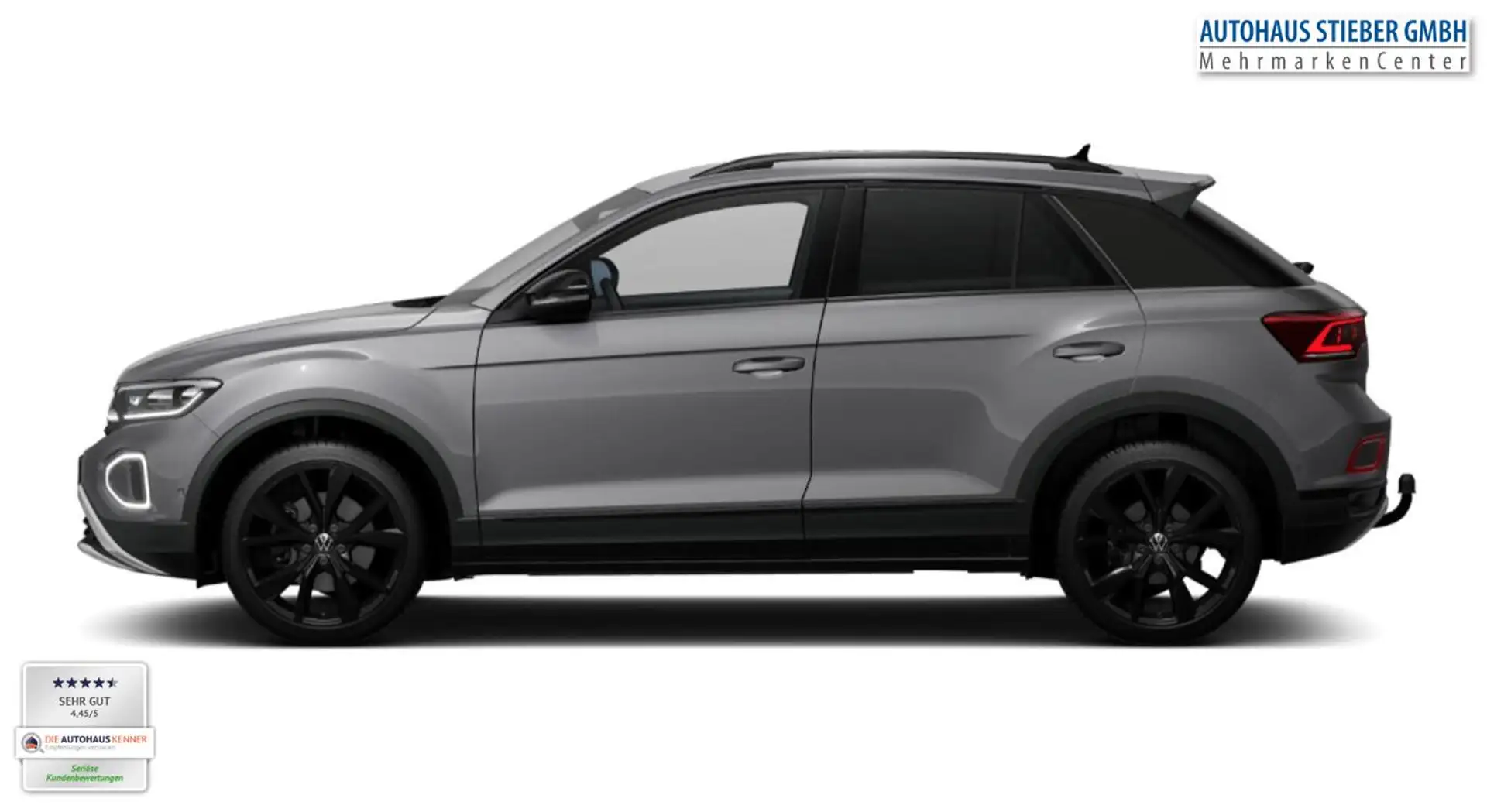 Volkswagen T-Roc Style 1.5 TSI 150 DSG BlackP AHK Matrix 110 kW ... Grau - 2