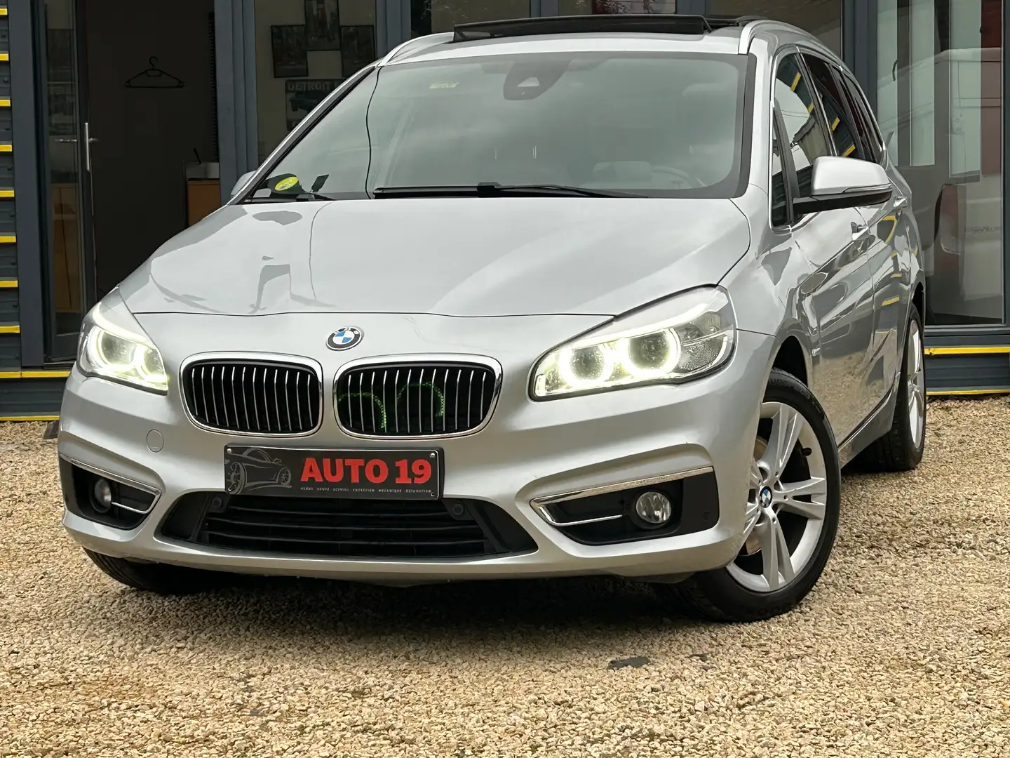 BMW 218 Gran Tourer 218 d  7 place Argent - 2