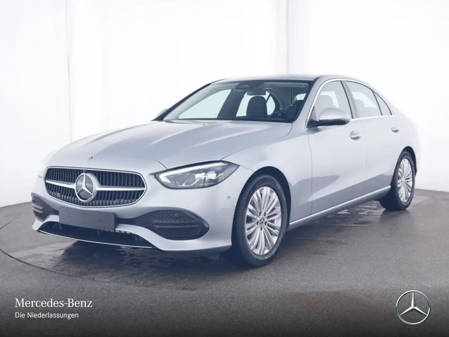 Mercedes-Benz C 180 AVANTG+360+AHK+LED+KEYLESS+9G Silber - 2