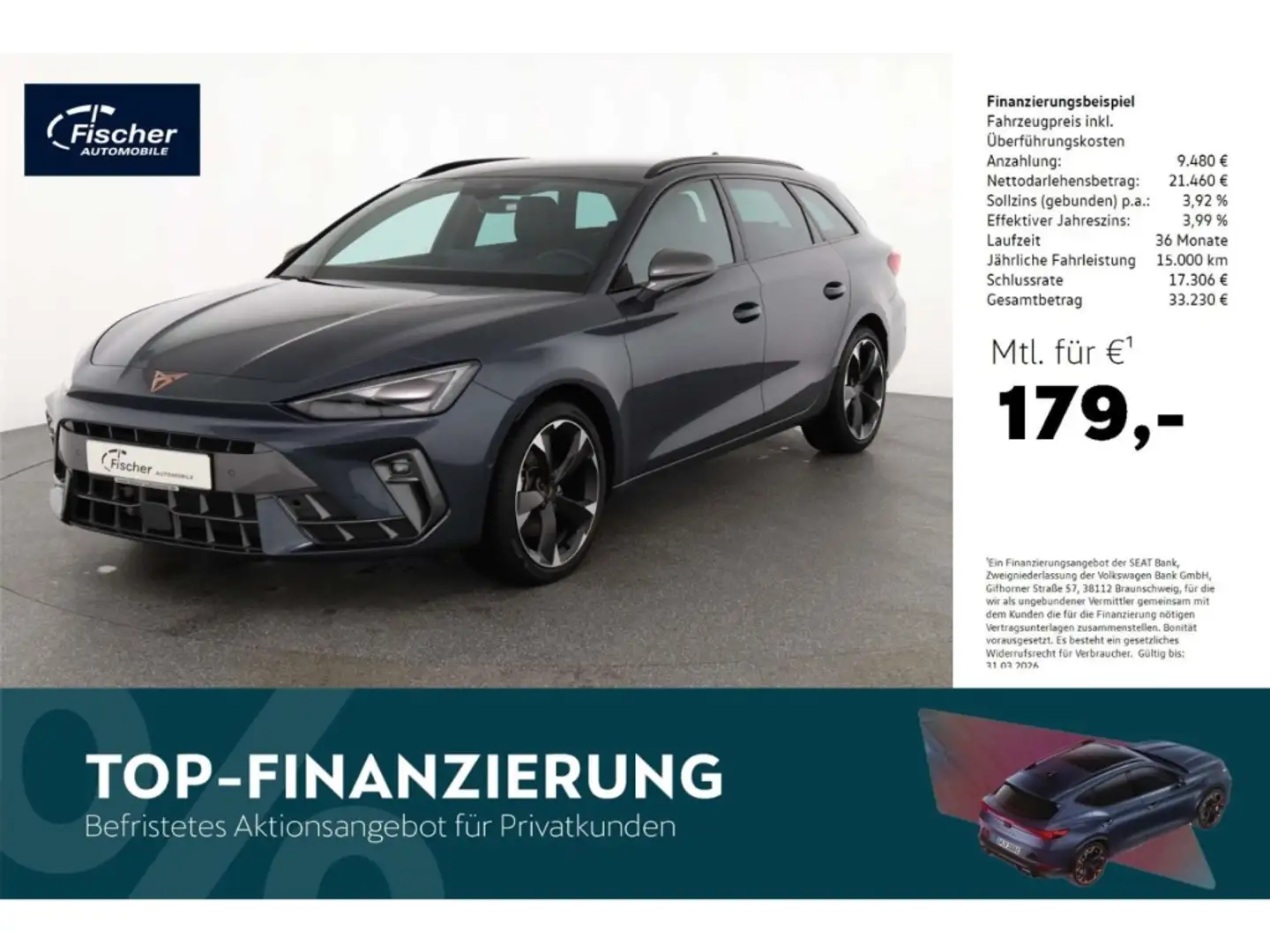CUPRA Leon Sportstourer 2.0 TDI Grau - 1