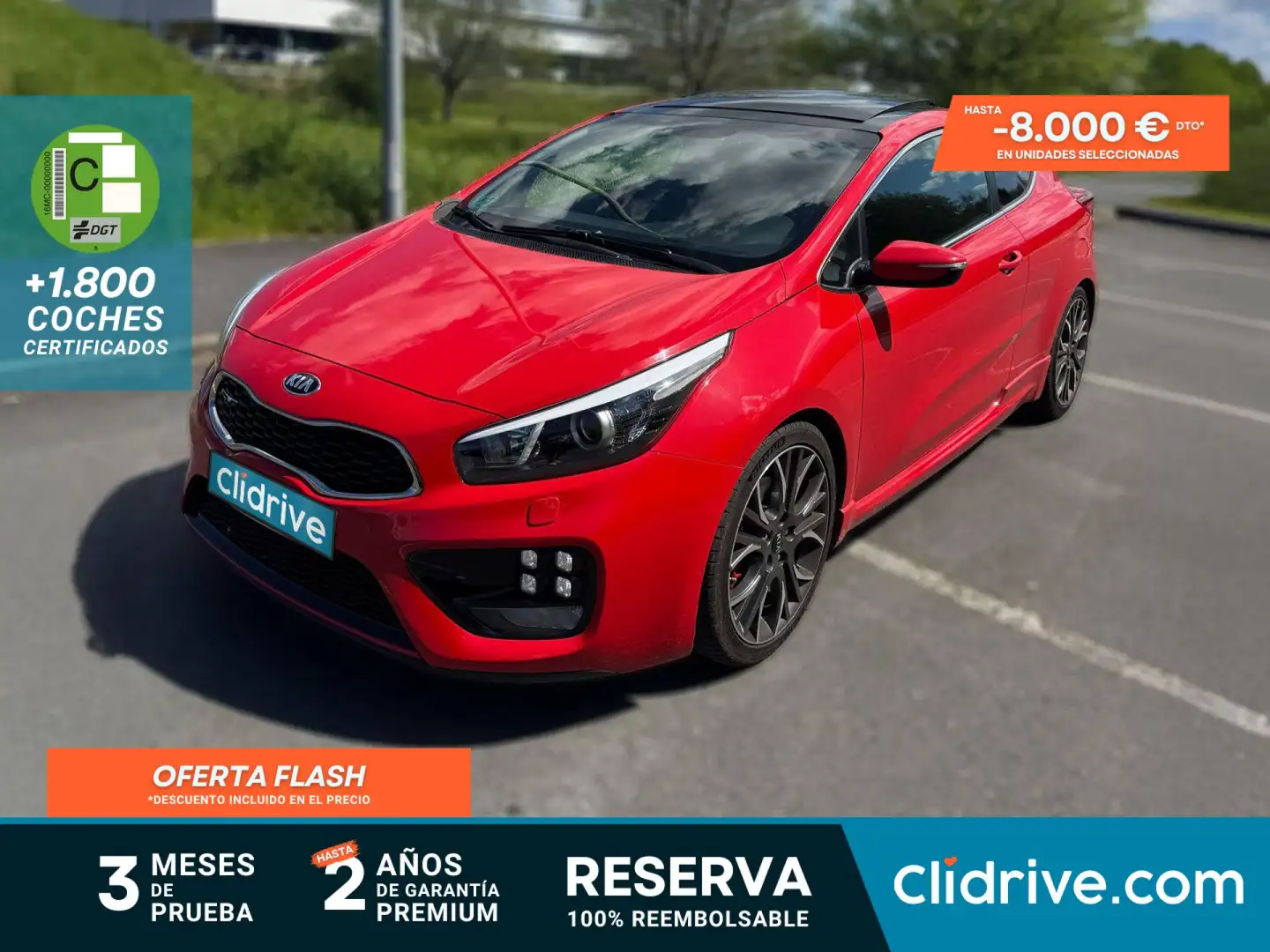 Kia 1.6 T-GDi 204CV GT Rojo - 1