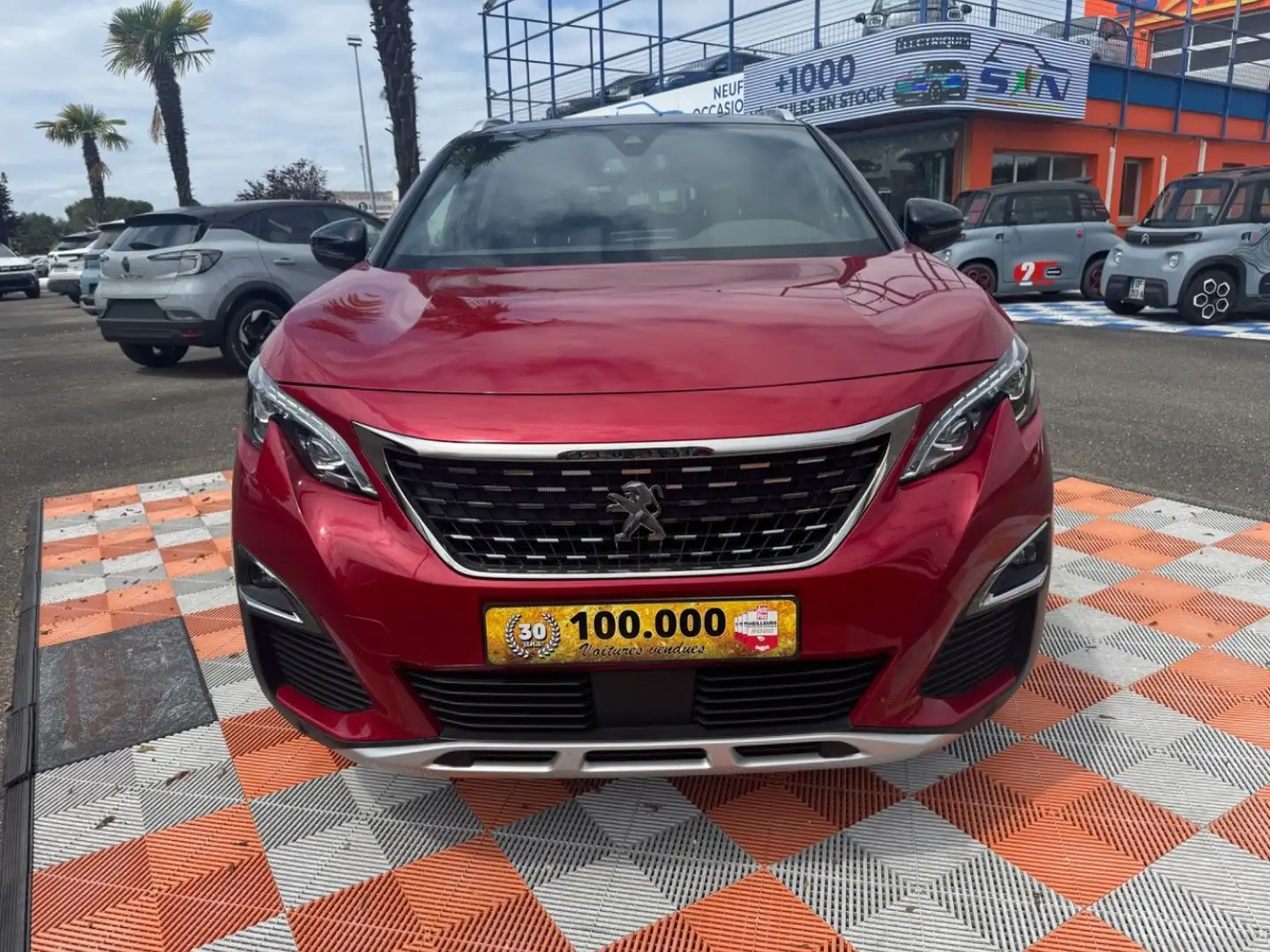 Peugeot 3008 BlueHDi 130 EAT8 GT Line Toit Hayon Rouge - 1