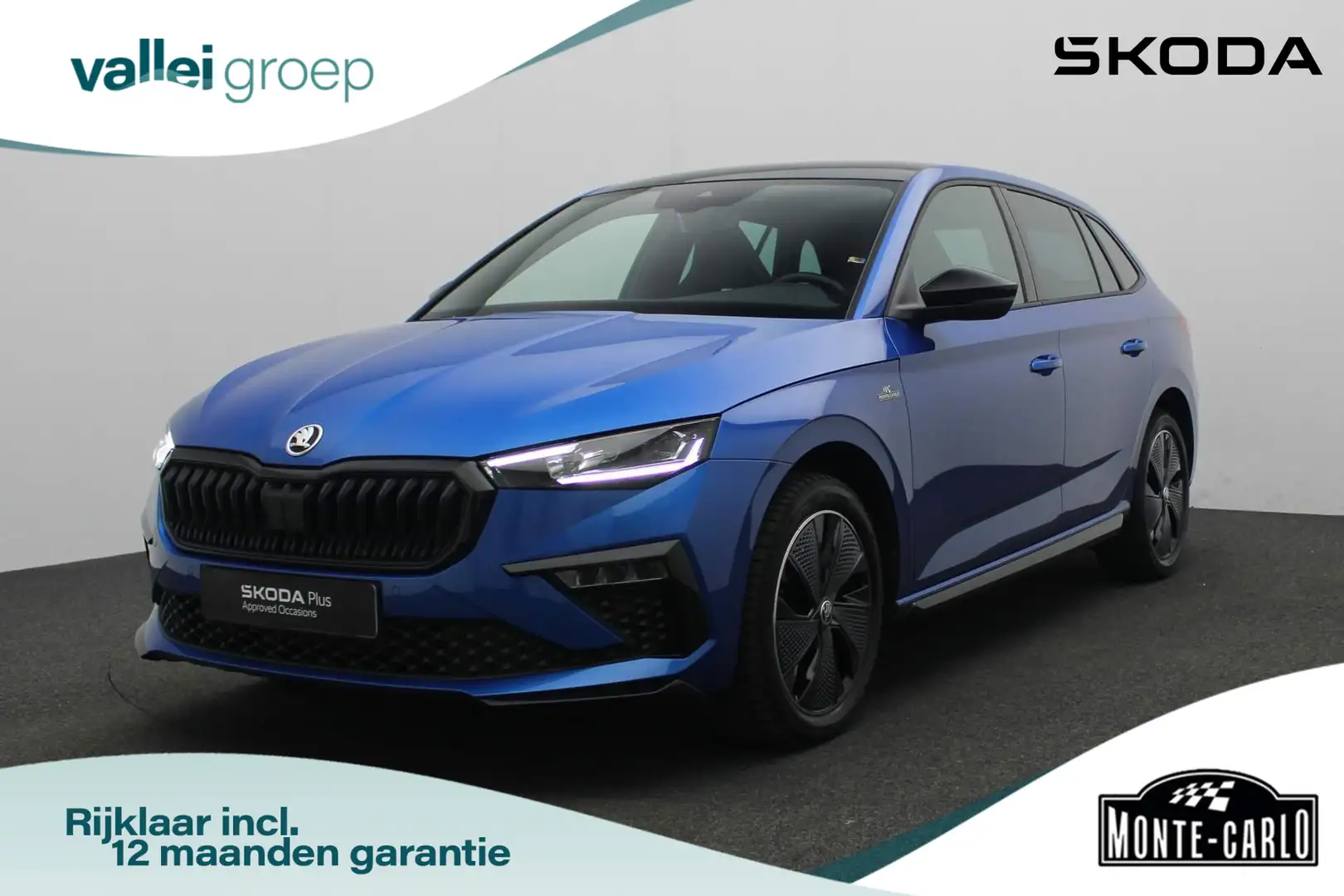 Skoda Scala 1.0 TSI 115PK DSG Monte Carlo | Pano | Matrix LED Blauw - 1