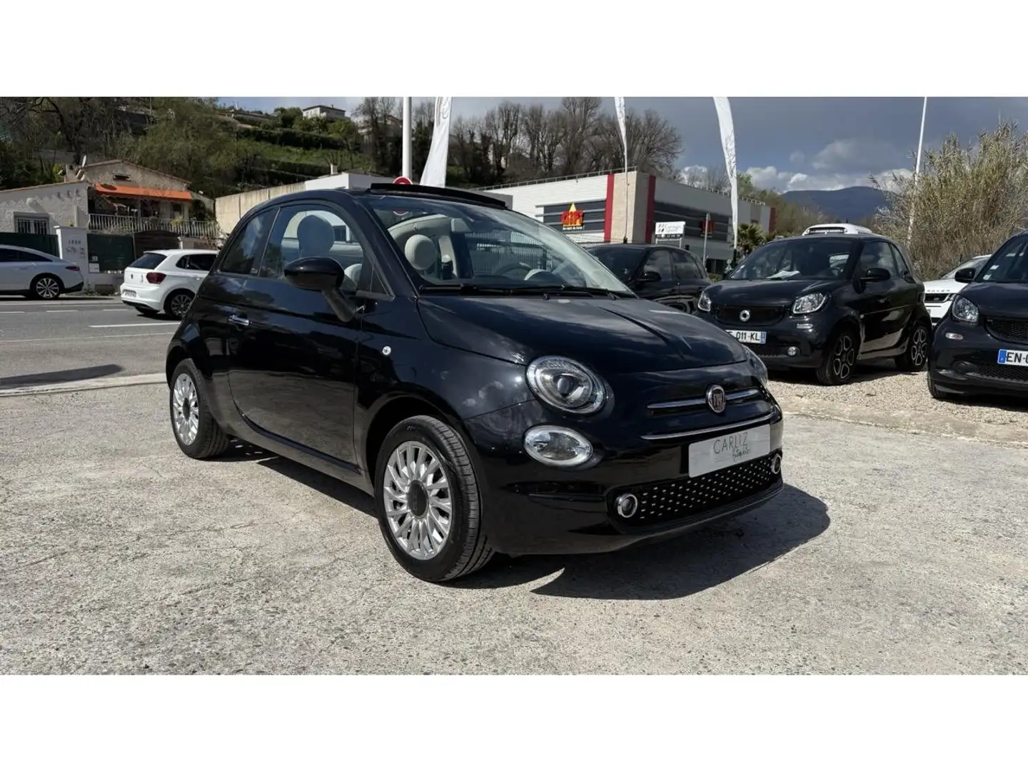 Fiat 500 Fiat 500 Cabriolet 1.0 Hybrid BSG 70cv Lounge Noir - 1
