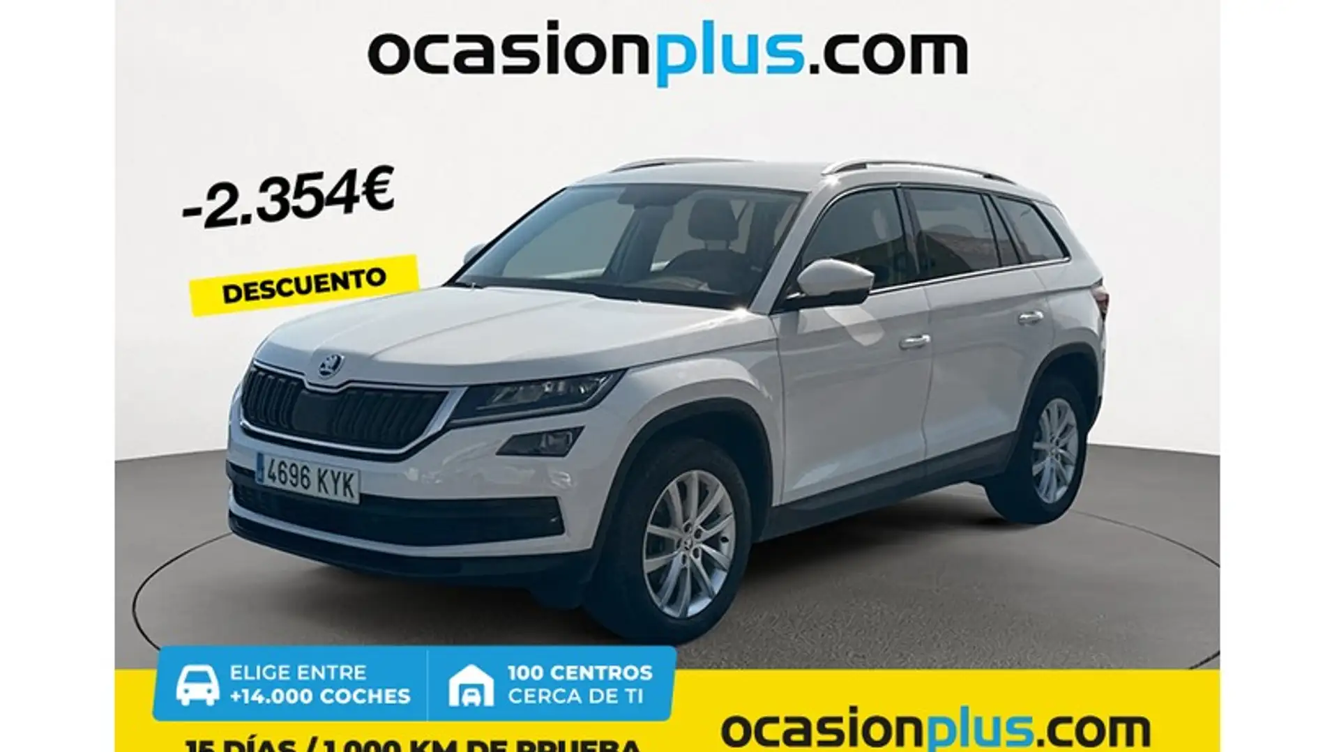Skoda Kodiaq 2.0TDI AB tech Ambition 4x4 110kW Blanco - 1