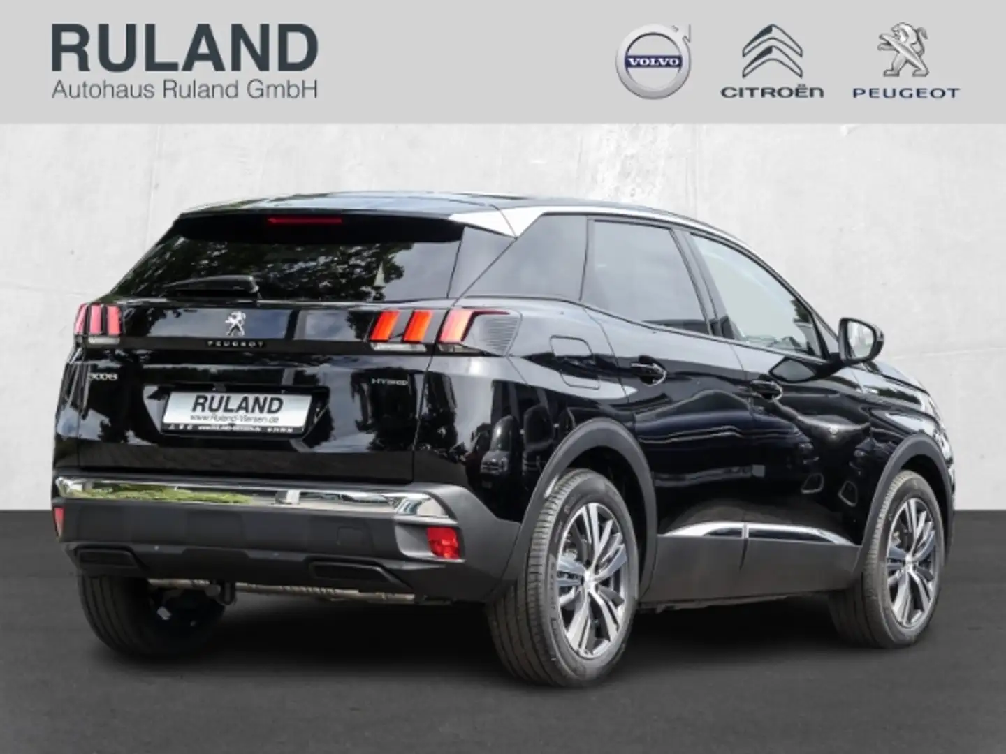 Peugeot 3008 Hybrid 225 Allure 1.6 Plug-In EU6d Navi digitales Schwarz - 2