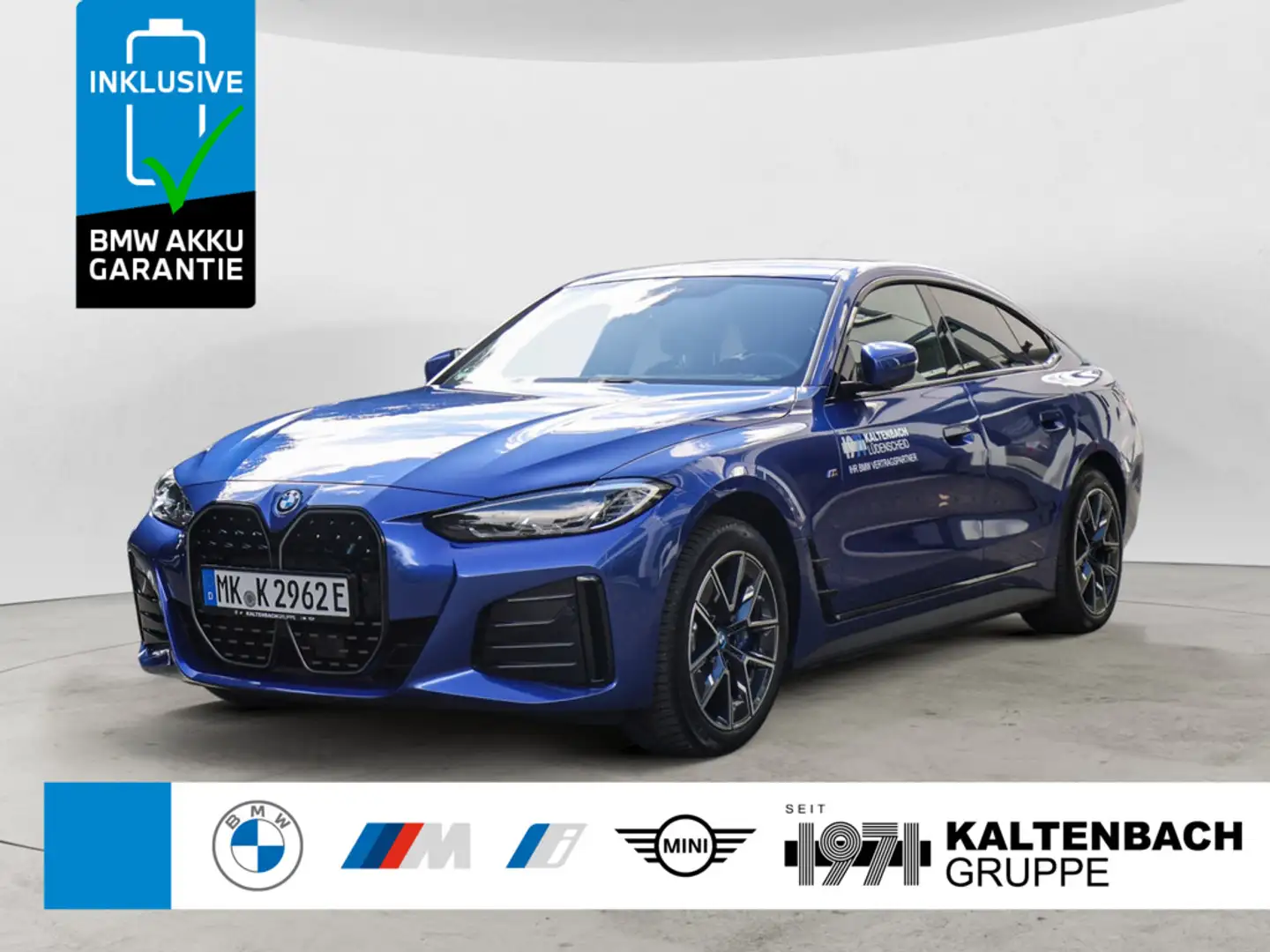 BMW i4 Gran Coupe 35 eDrive M-Sport AHK LED ACC Blau - 1