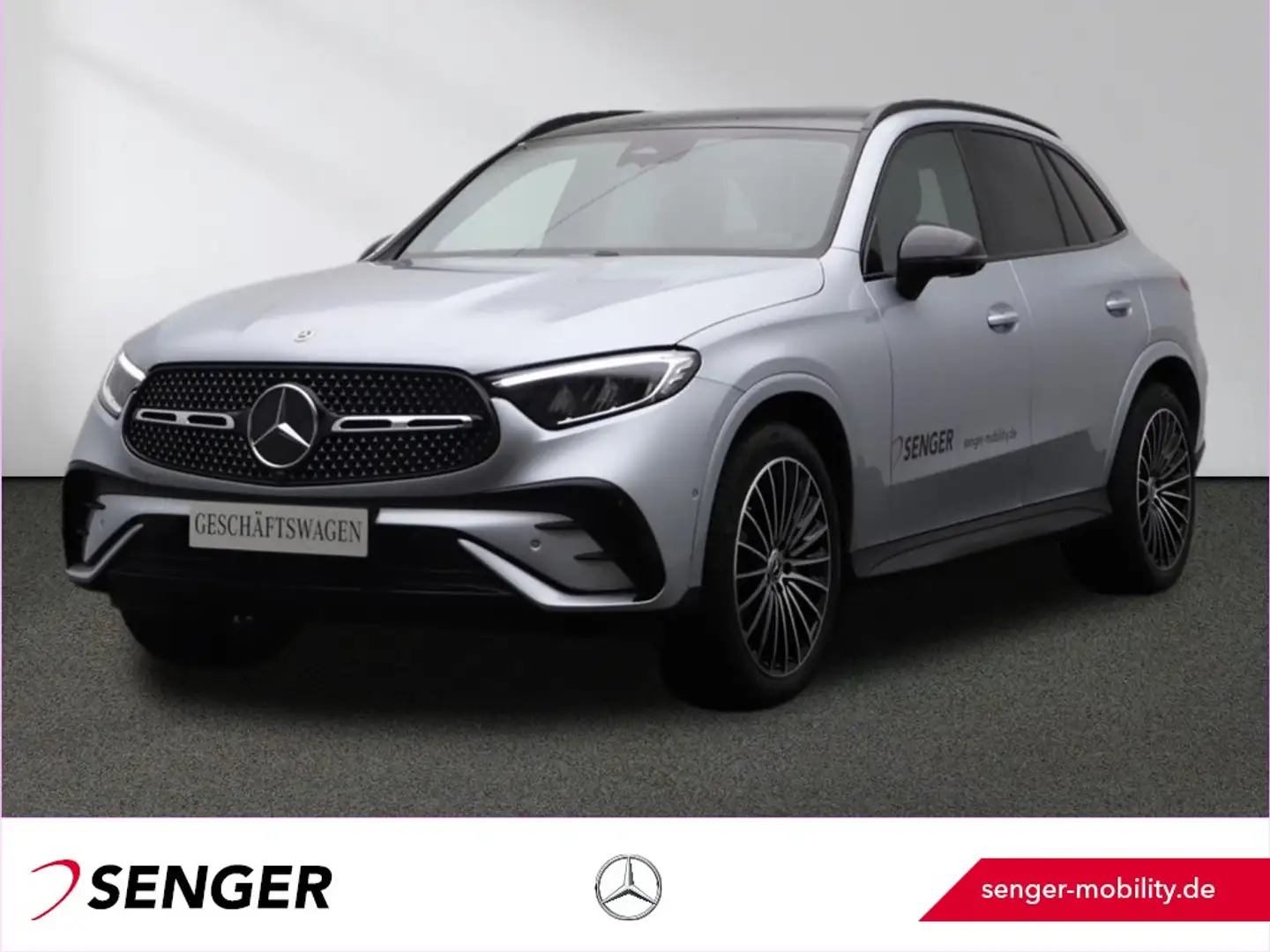 Mercedes-Benz GLC 200 d 4M AMG Line Night Panorama AHK 360°K. Silber - 1