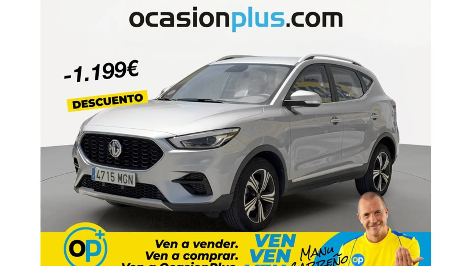 MG ZS 1.5 VTi-Tech Comfort 78kW Plateado - 1
