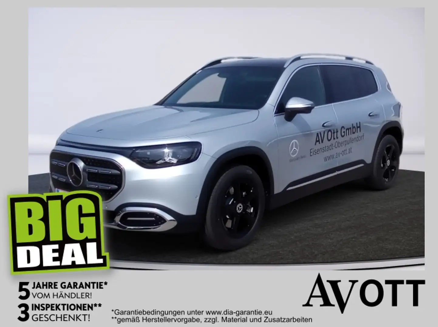 Mercedes-Benz GLB 250 + mit EQ Tech 7 sitzig Anhängevorr. Silber - 1