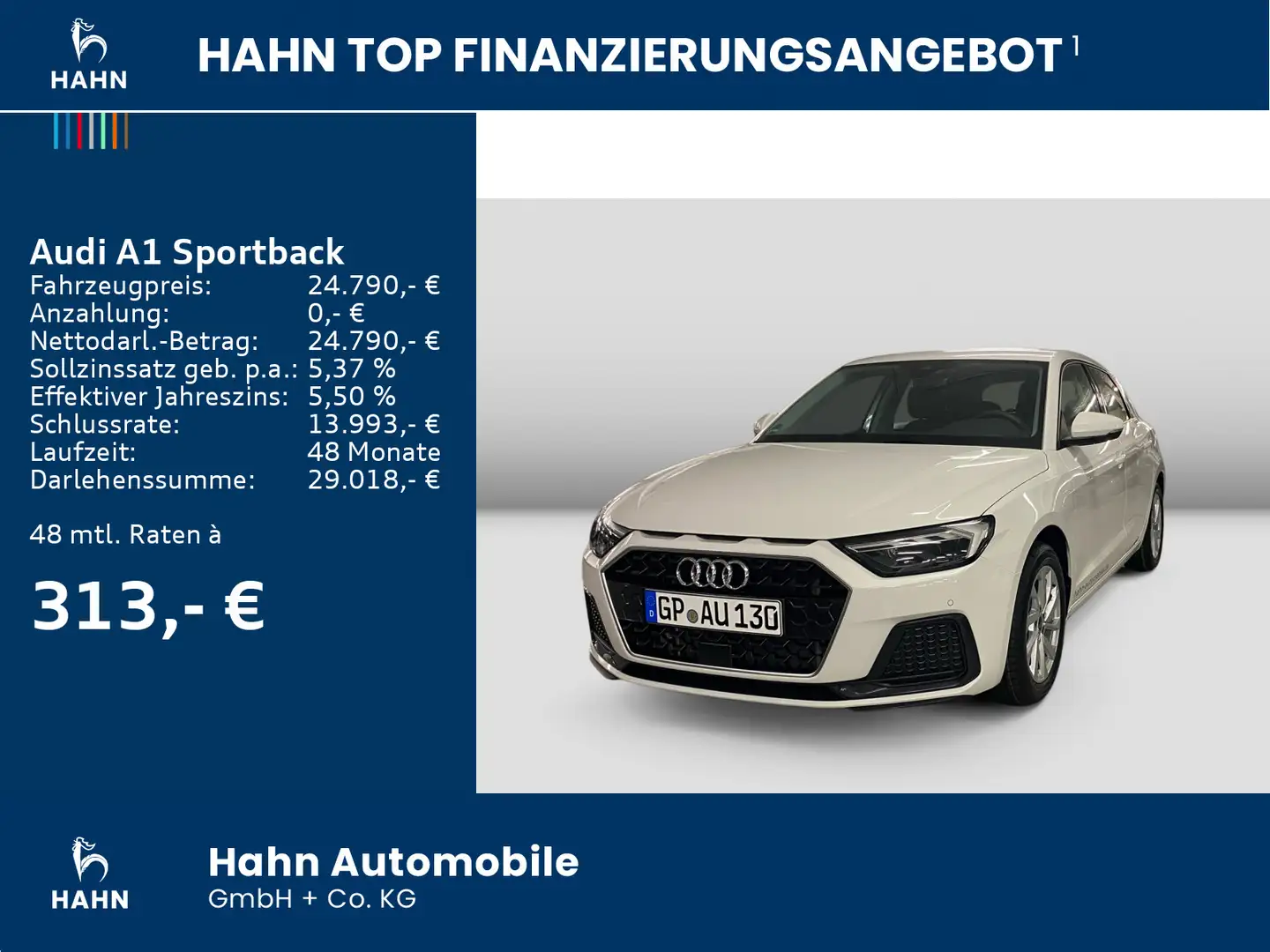 Audi A1 advanced 25 TFSI 70(95) LED, Kamera Weiß - 2