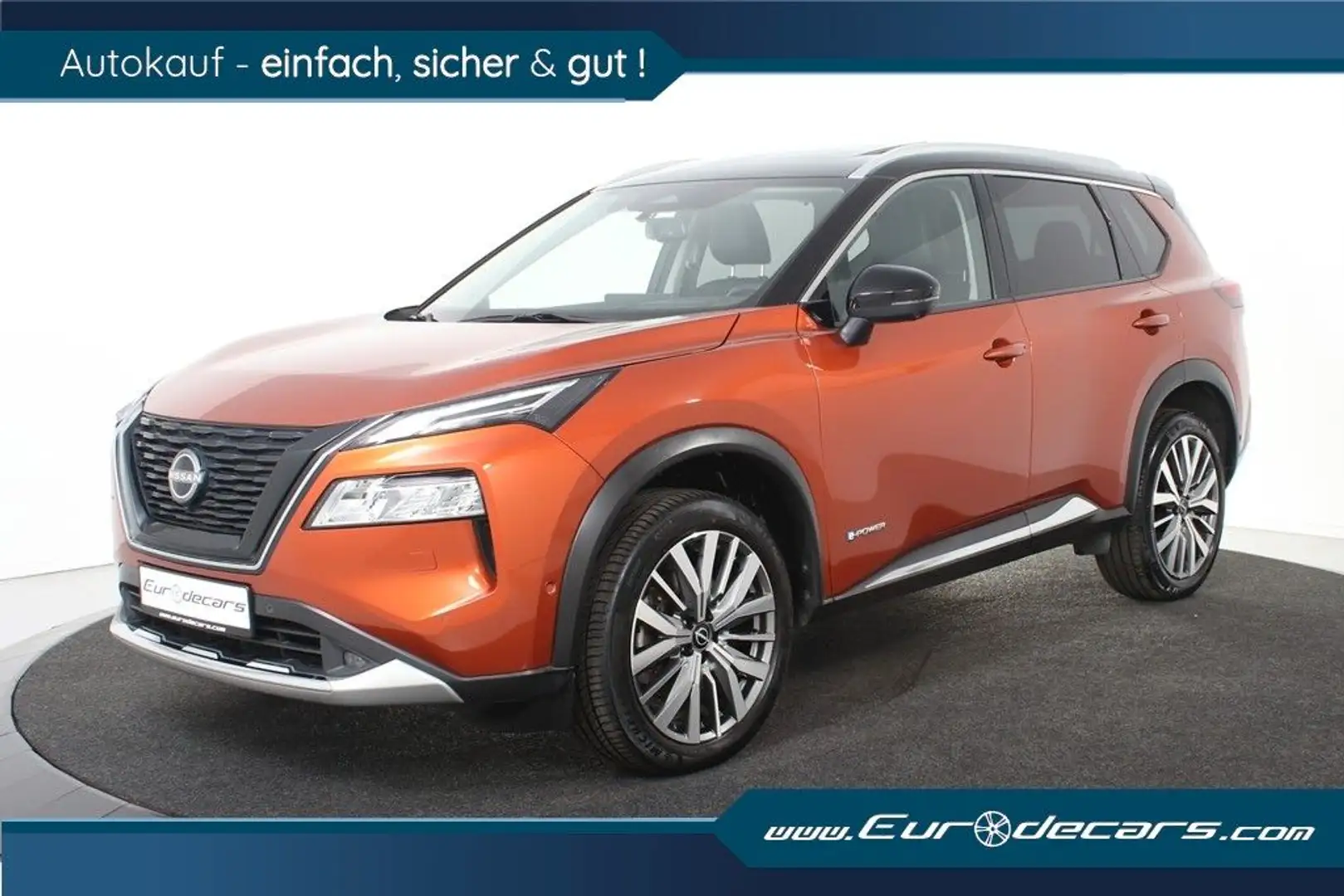 Nissan X-Trail 1.5 VC-T e-Power AWD *1.Hand*Vollaus.* Oranje - 1