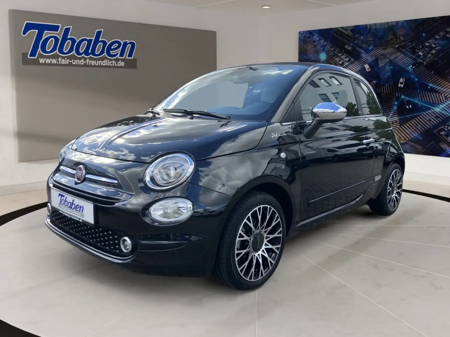 Fiat 500C 1.0 MHD Dolcevita /Cabrio / SHZ / NAVI Schwarz - 1