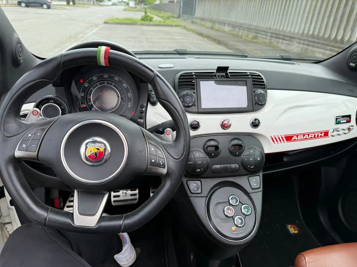 Abarth 500C 500C/595C 1.4 16v t. t-jet bicol. 140cv MTA Bianco - 1