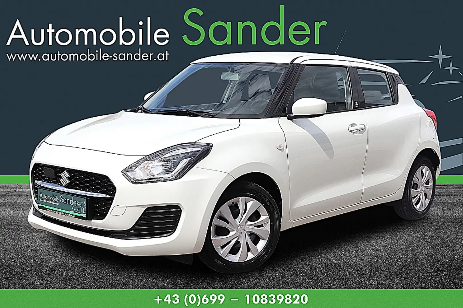 Suzuki Swift 1,2 Hybrid DualJet Clear*LED/ACC/1.BESITZ* Weiß - 1