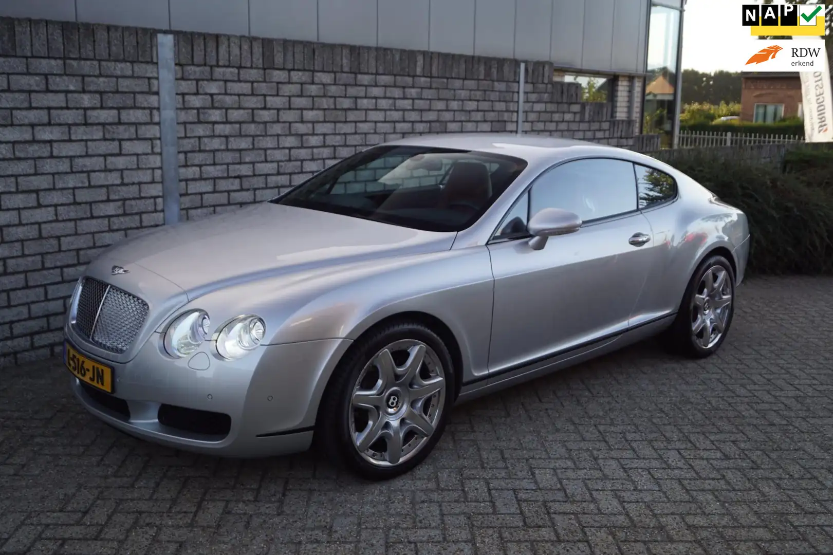Bentley Continental GT 6.0 W12 Coupe Autom Leder Sportst Stoelverw Memory Grigio - 1