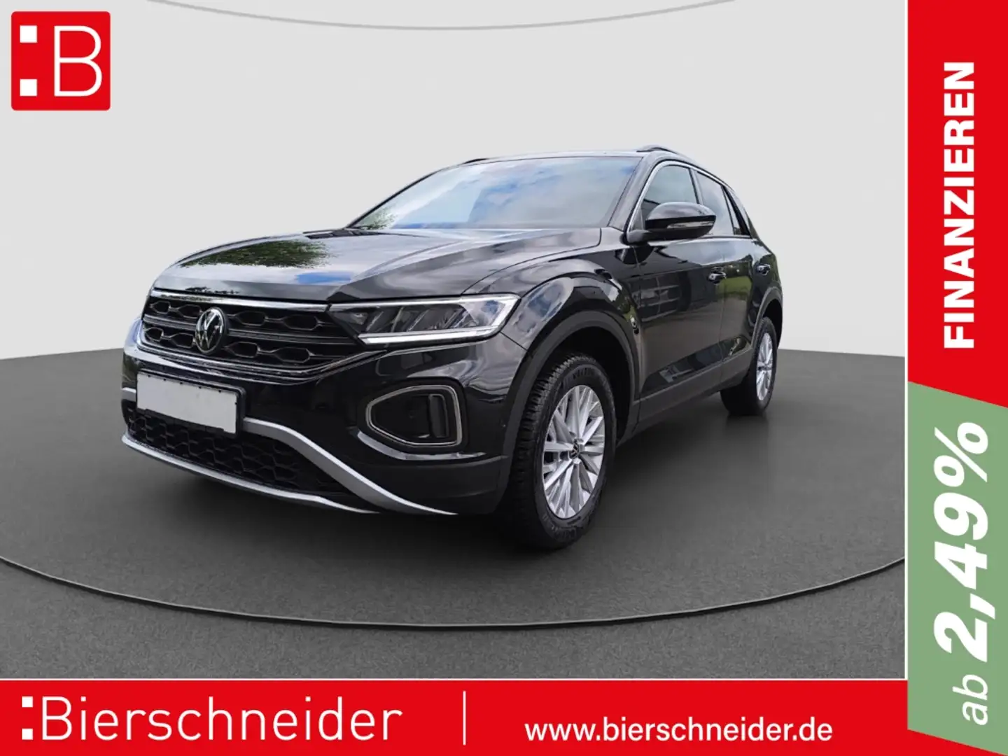 Volkswagen T-Roc 1.0 TSI Life NAVI LED SH KAMERA ASSIST Schwarz - 1