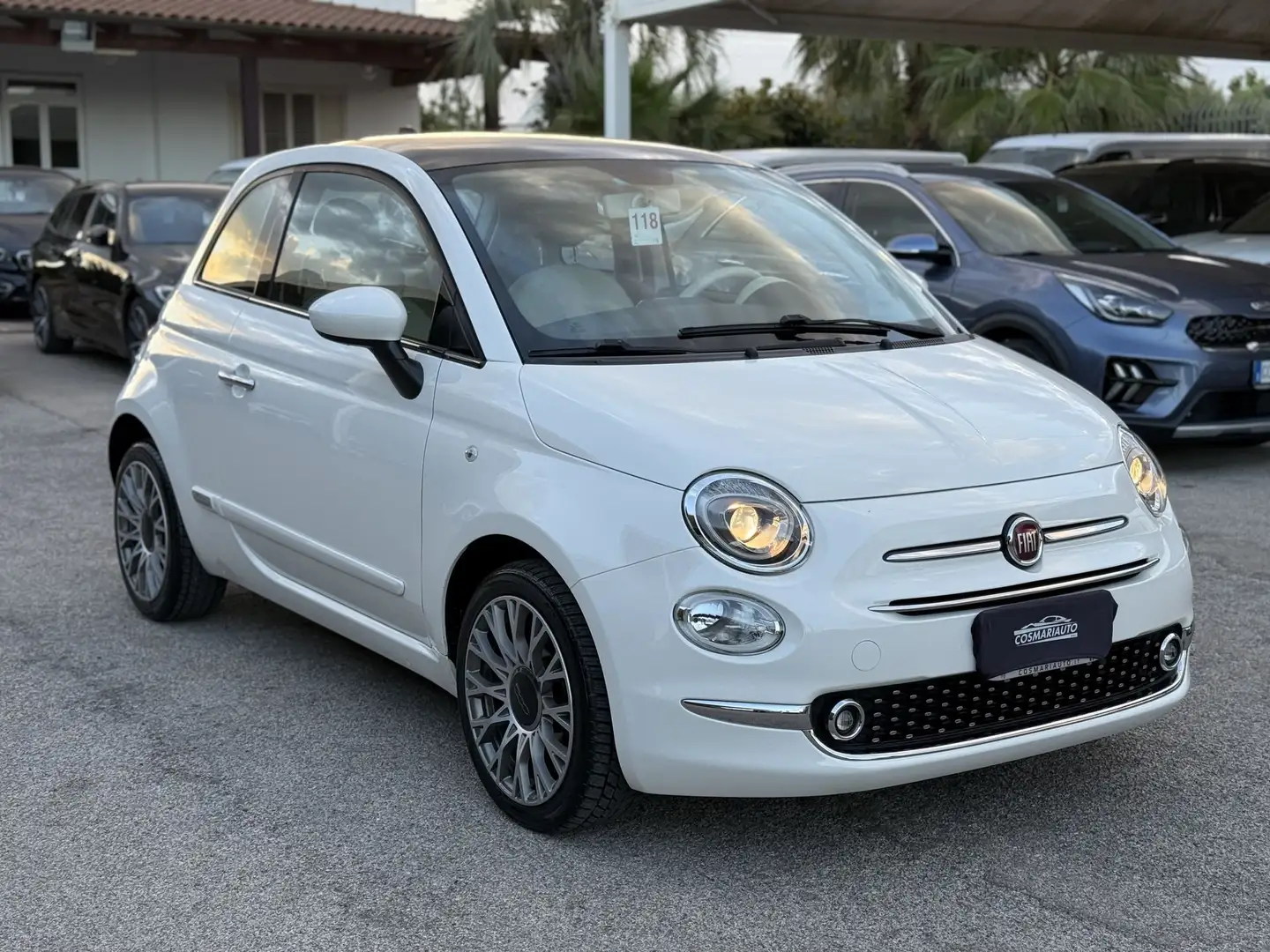 Fiat 500 1.2 Riva *TETTO Blanco - 1