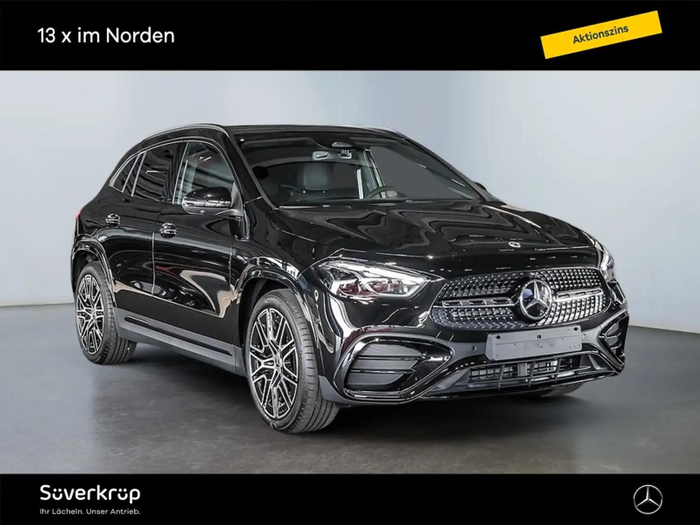Mercedes-Benz GLA 180 AMG NIGHT MULTI 360 AHK DISTR KAMERA PDC Schwarz - 1