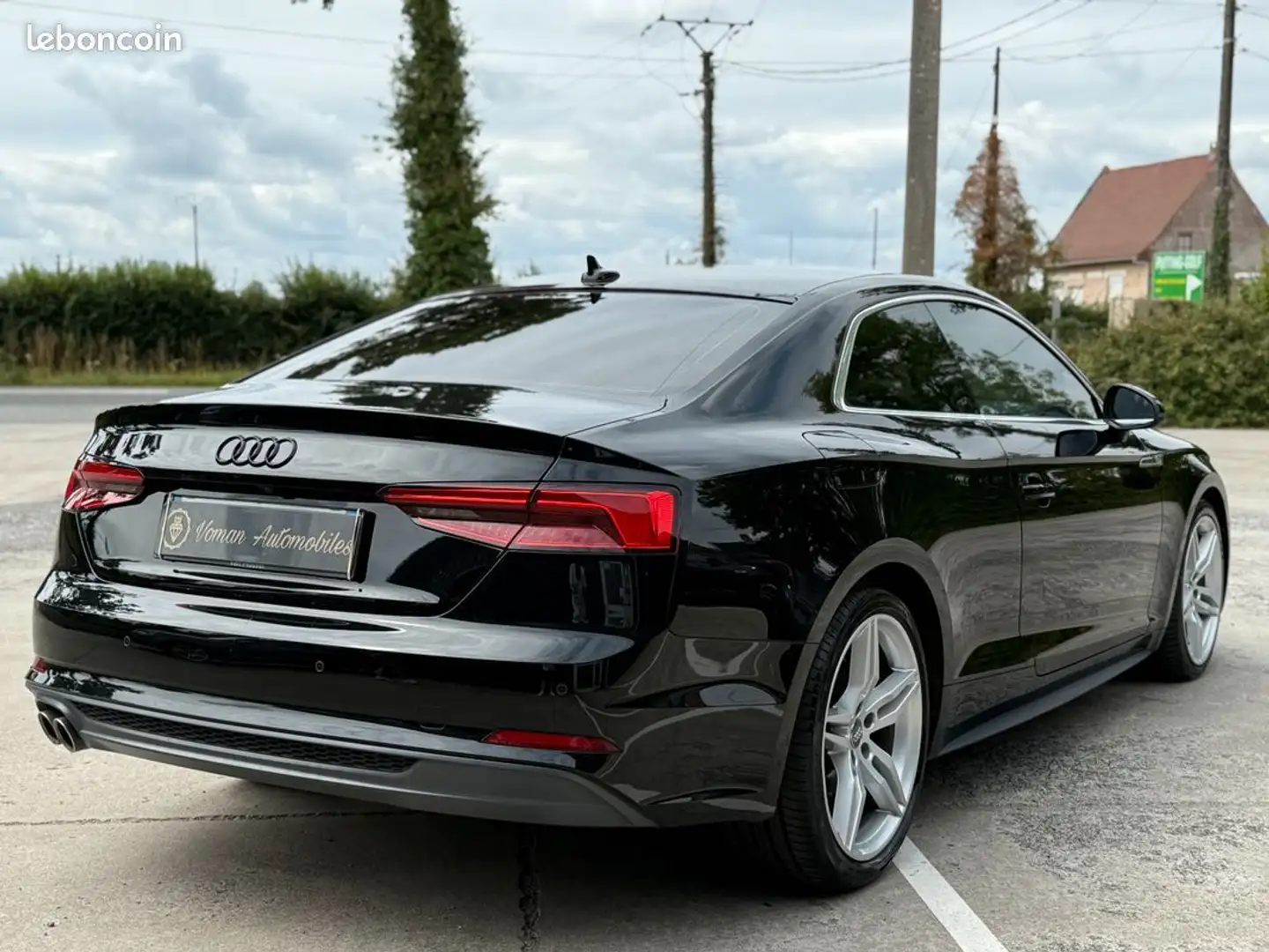 Audi A5 40 TDI 190ch 3X S line tronic 7 Schwarz - 2