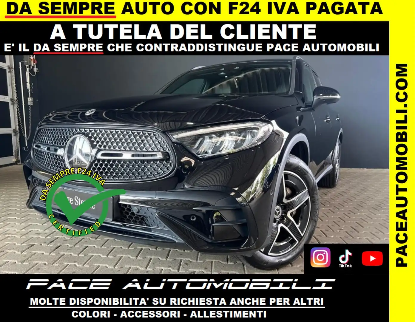Mercedes-Benz GLC 220 D 4 MATIC 360 LED PDC KAMERA 19" AMG PREMIUM PLUS Nero - 1