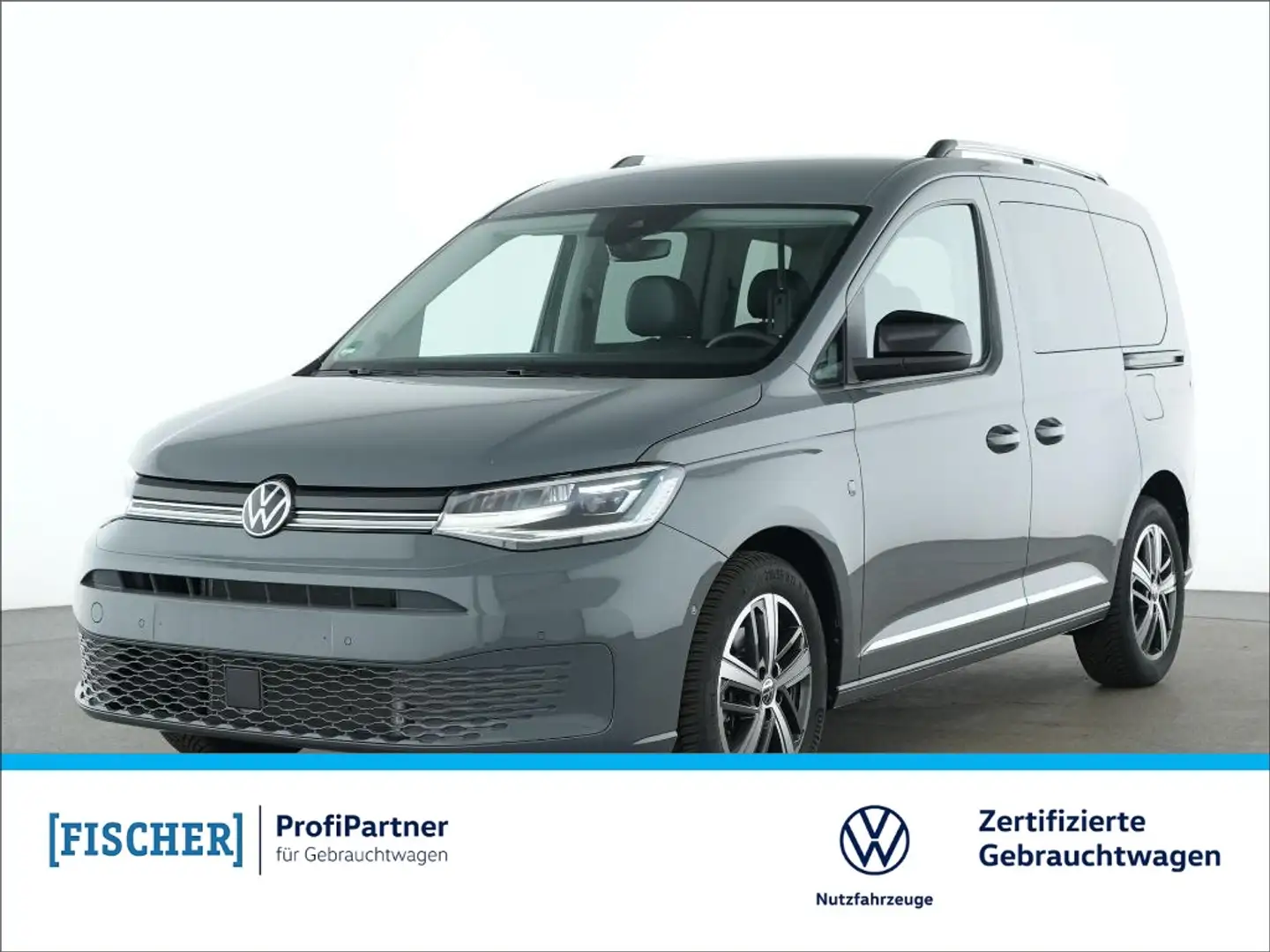 Volkswagen Caddy 1.5TSI DSG Style LED STHZ Navi SHZ Rear View ACC Grau - 1