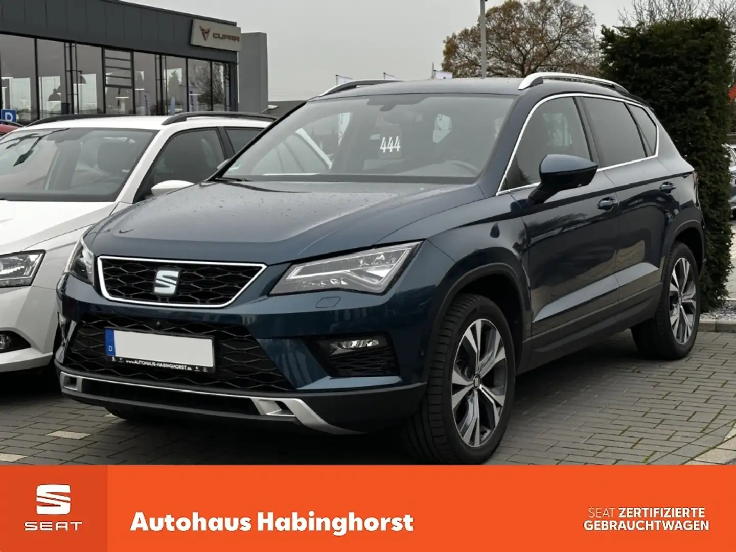 SEAT Ateca 2.0 TSI DSG 4Drive Xcellence TopView Ahk Navi Shz Bleu - 1