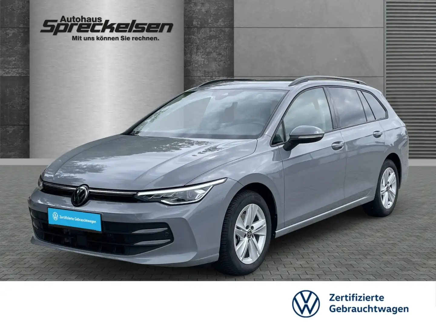 Volkswagen Golf VIII Variant 1.5 eTSI++Life++Aut.++AHK++LED++Light Grijs - 1