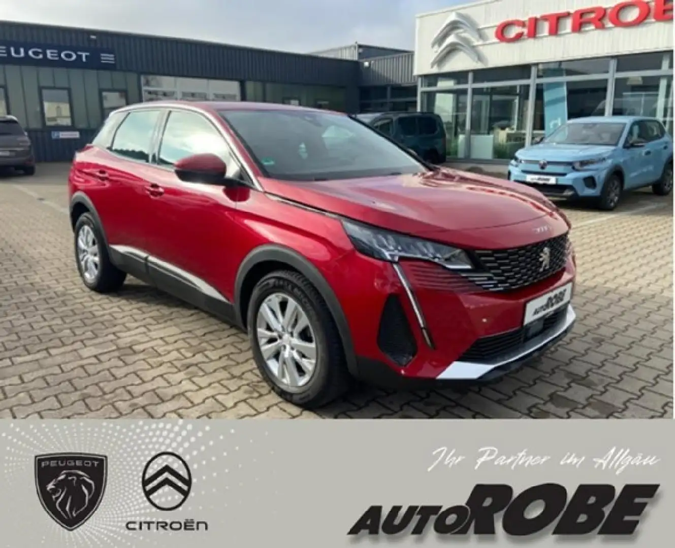 Peugeot 3008 Active Pack Pure Tech 130 EAT 8 Automatik Rouge - 1