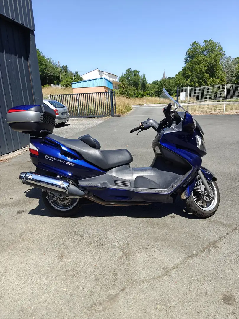 Suzuki Burgman 650 Bleu - 2