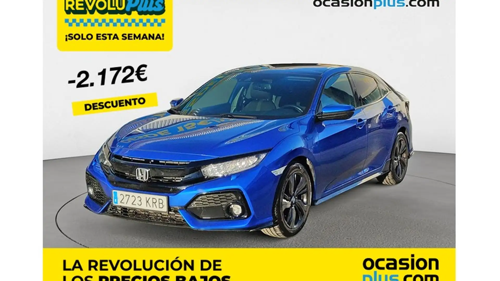 Honda Civic 1.5 VTEC Turbo Sport Plus Azul - 1