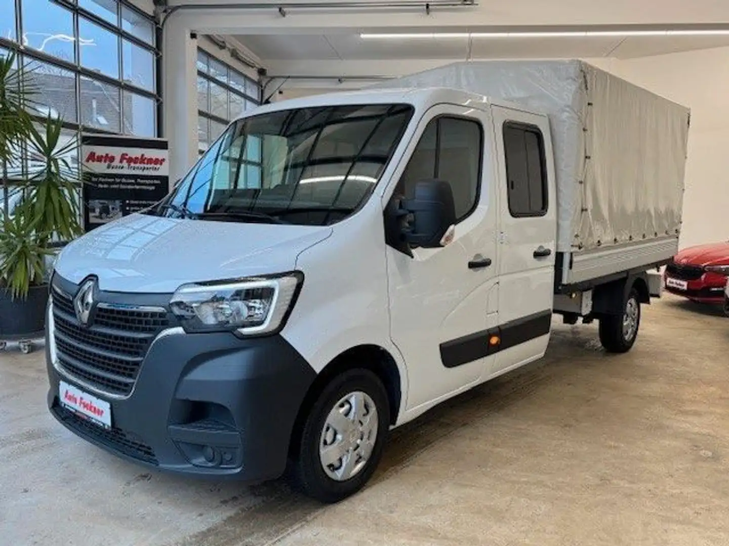 Renault Master DoKa Pritsche Plane L3 Klima 3,5t lang Weiß - 1