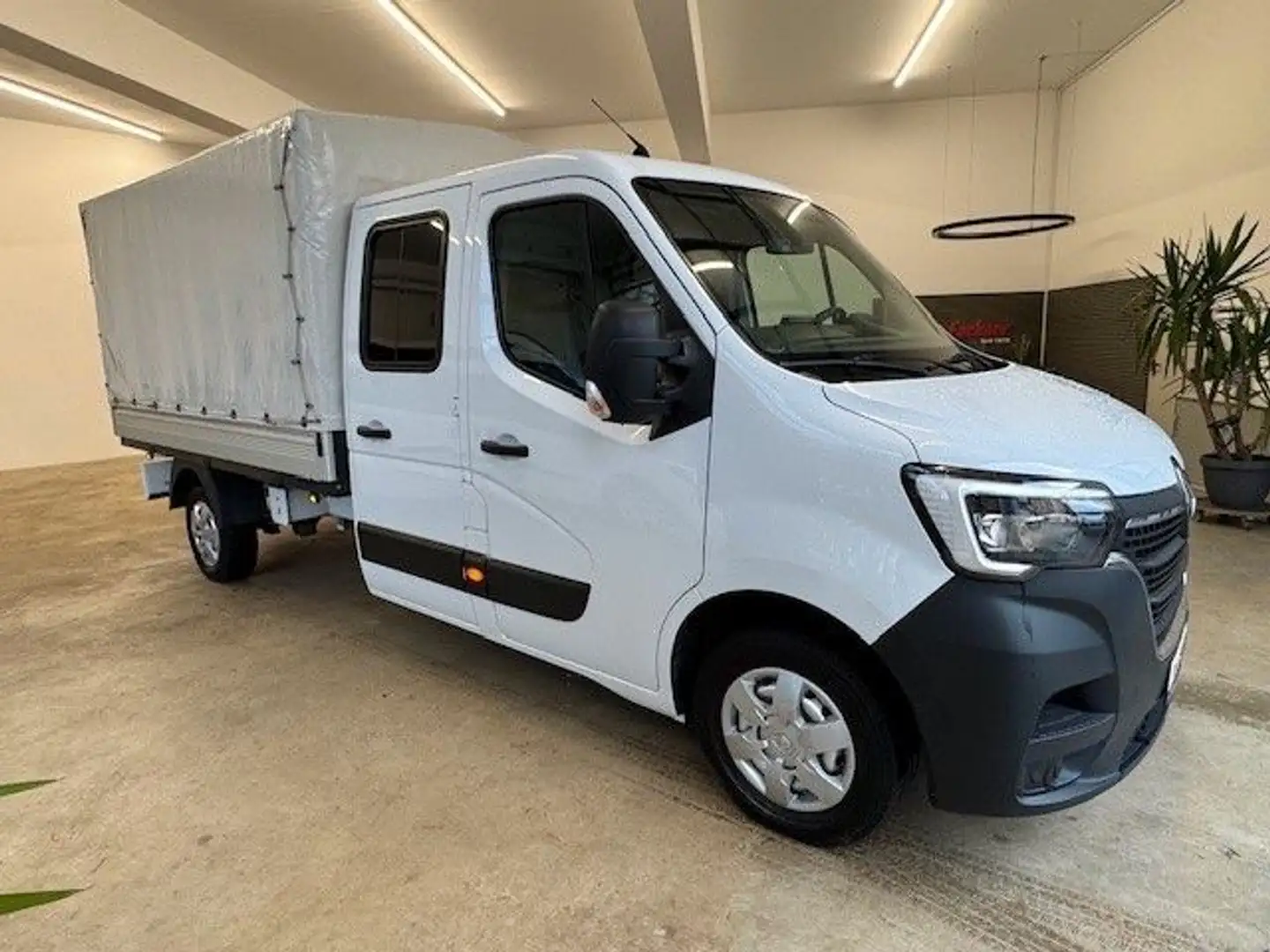 Renault Master DoKa Pritsche Plane L3 Klima 3,5t lang Weiß - 2