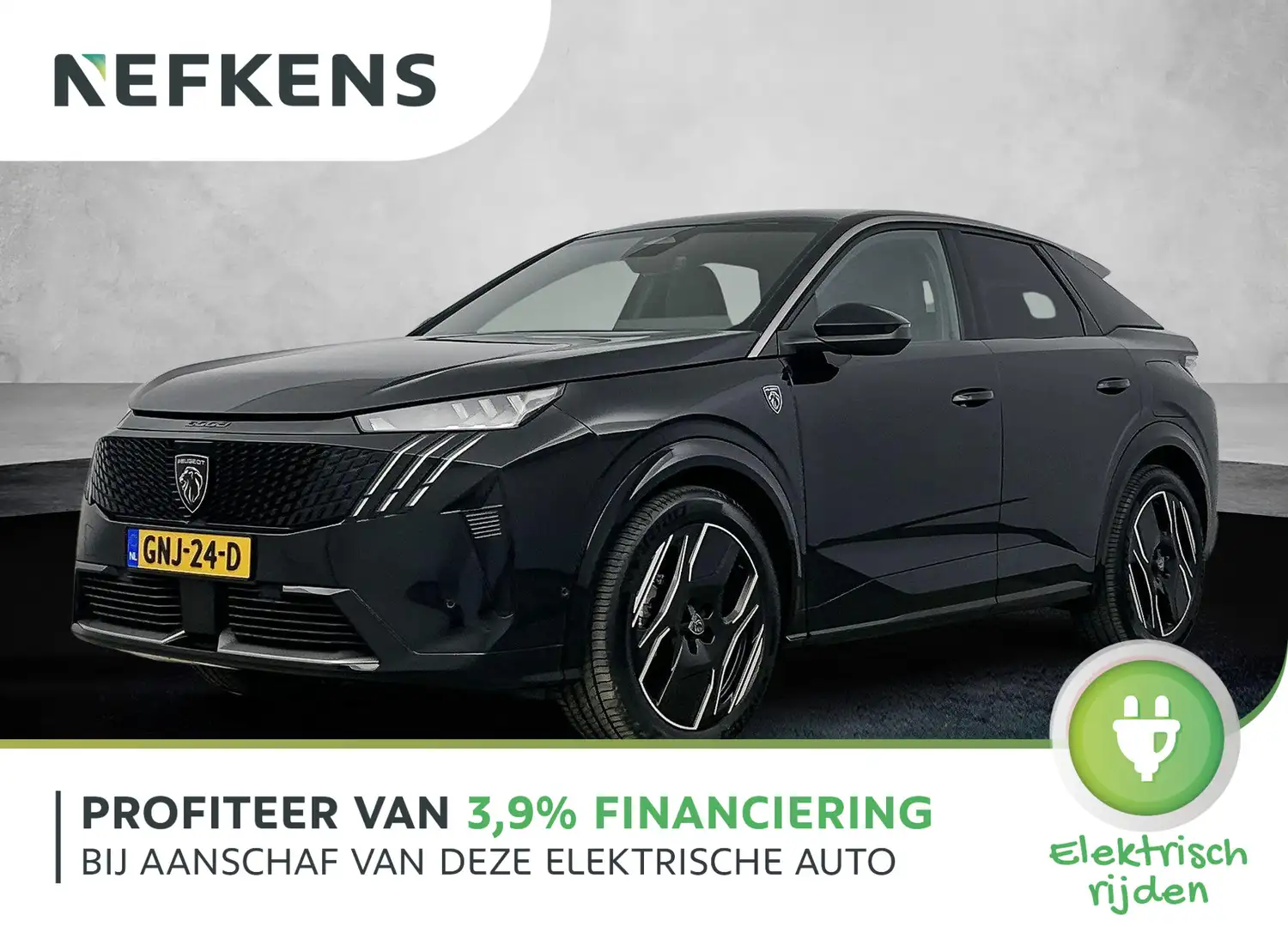 Peugeot 3008 e-3008 SUV GT 73kWh | 1ste eigenaar | FOCAL | Warm Zwart - 1