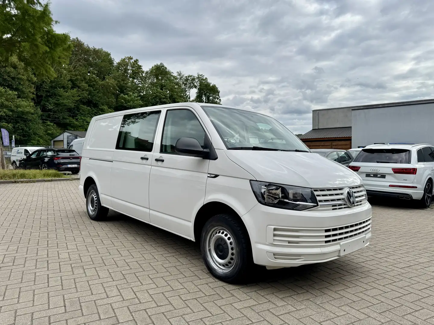 Volkswagen Transporter 2.0 TDI 6 PLACE DOUBLE CABINE GARANTIE 12MOIS C.T Blanc - 2