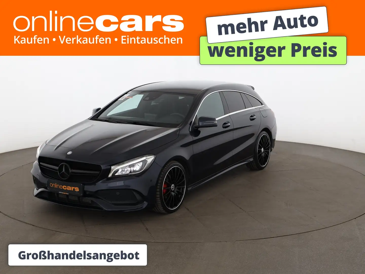 Mercedes-Benz CLA 200 d SB AMG Line Aut LED LEDER NAVI SITZHZG Blau - 1