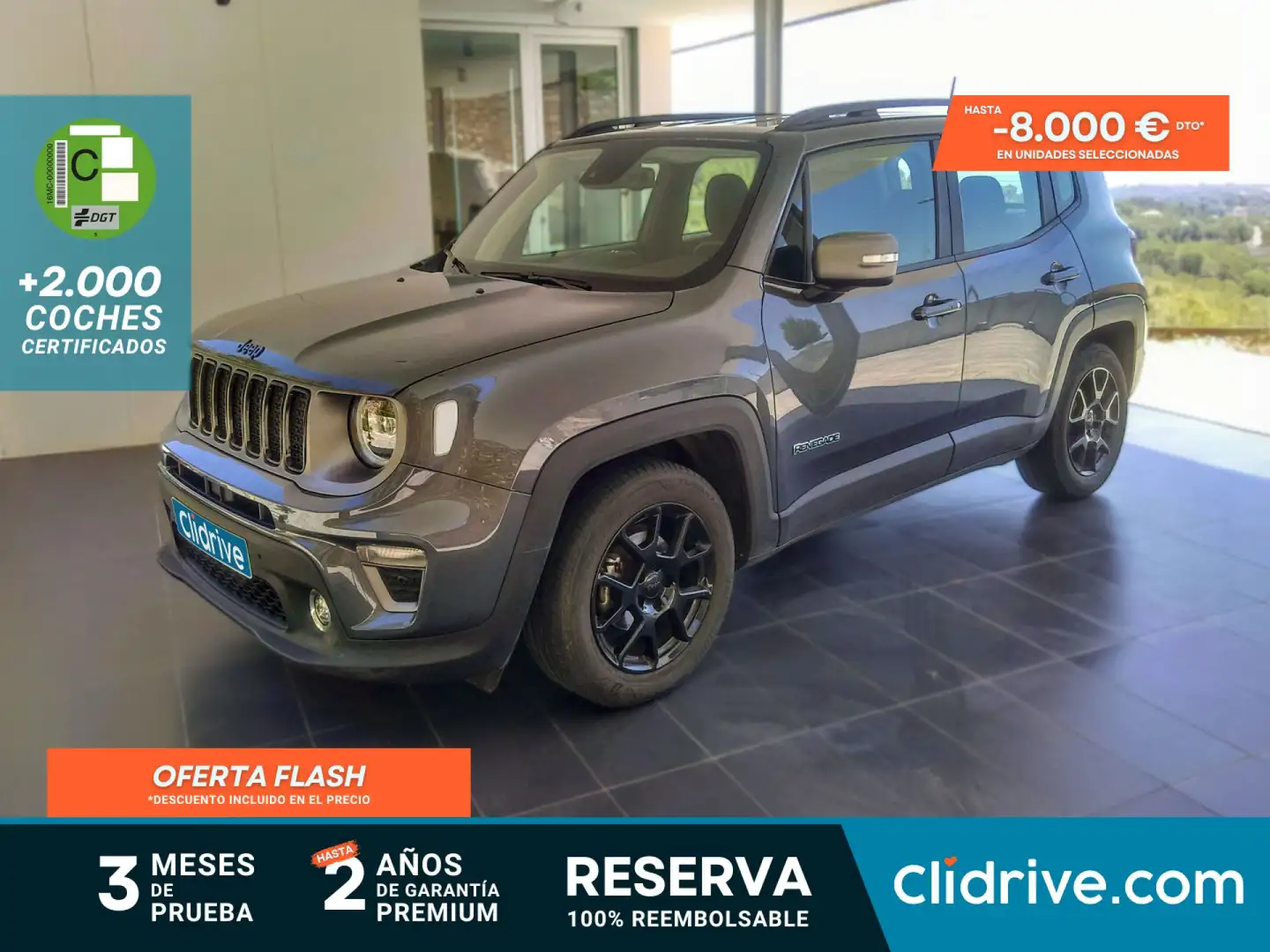 Jeep Renegade 1.0 Limited 4x2 Gris - 1