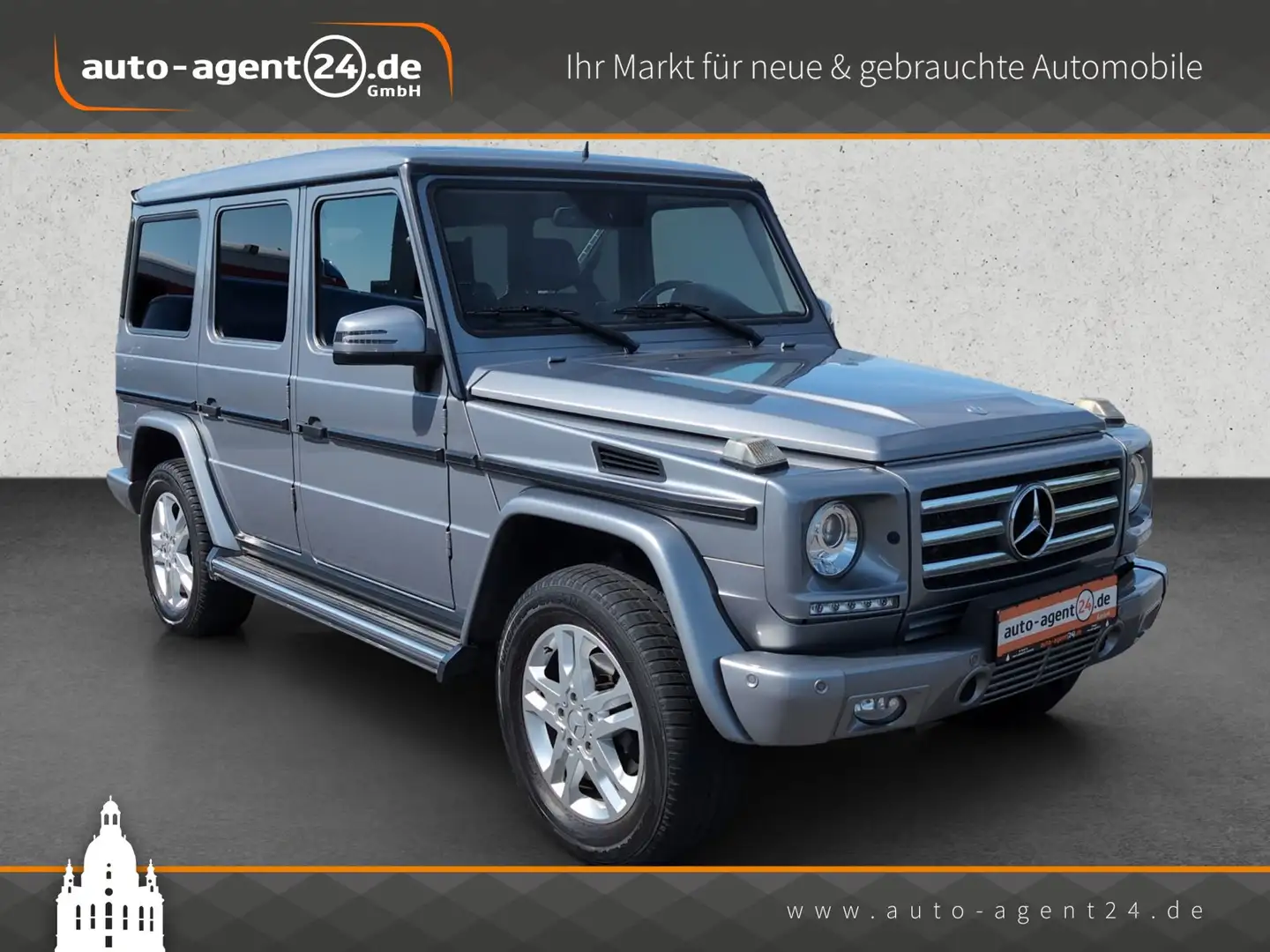 Mercedes-Benz G 350 350 D /2.Hd/Distro/StandHzg./AHK/H&K/Sitzlüft. Silber - 1