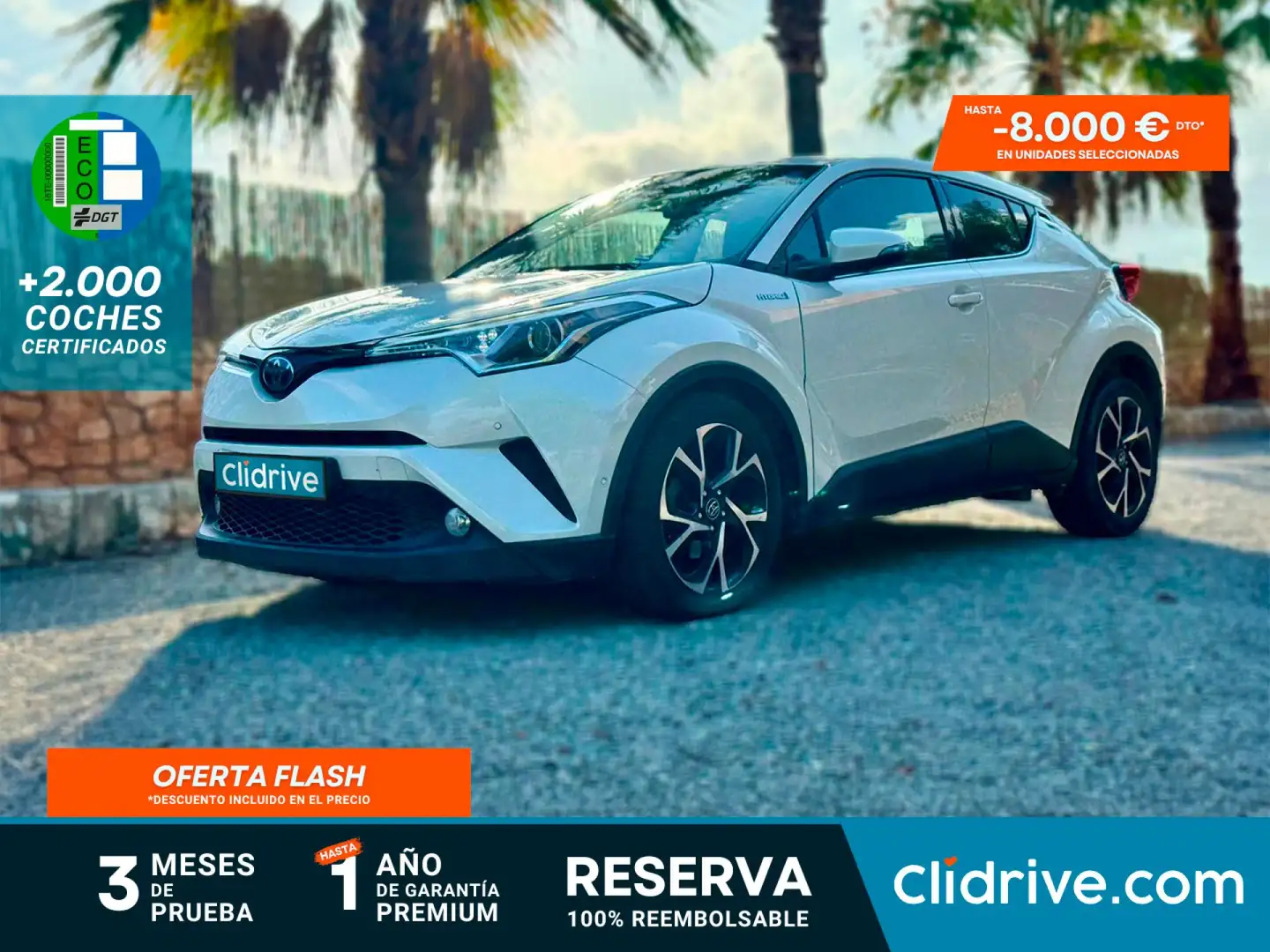 Toyota C-HR 125H Advance Alb - 1