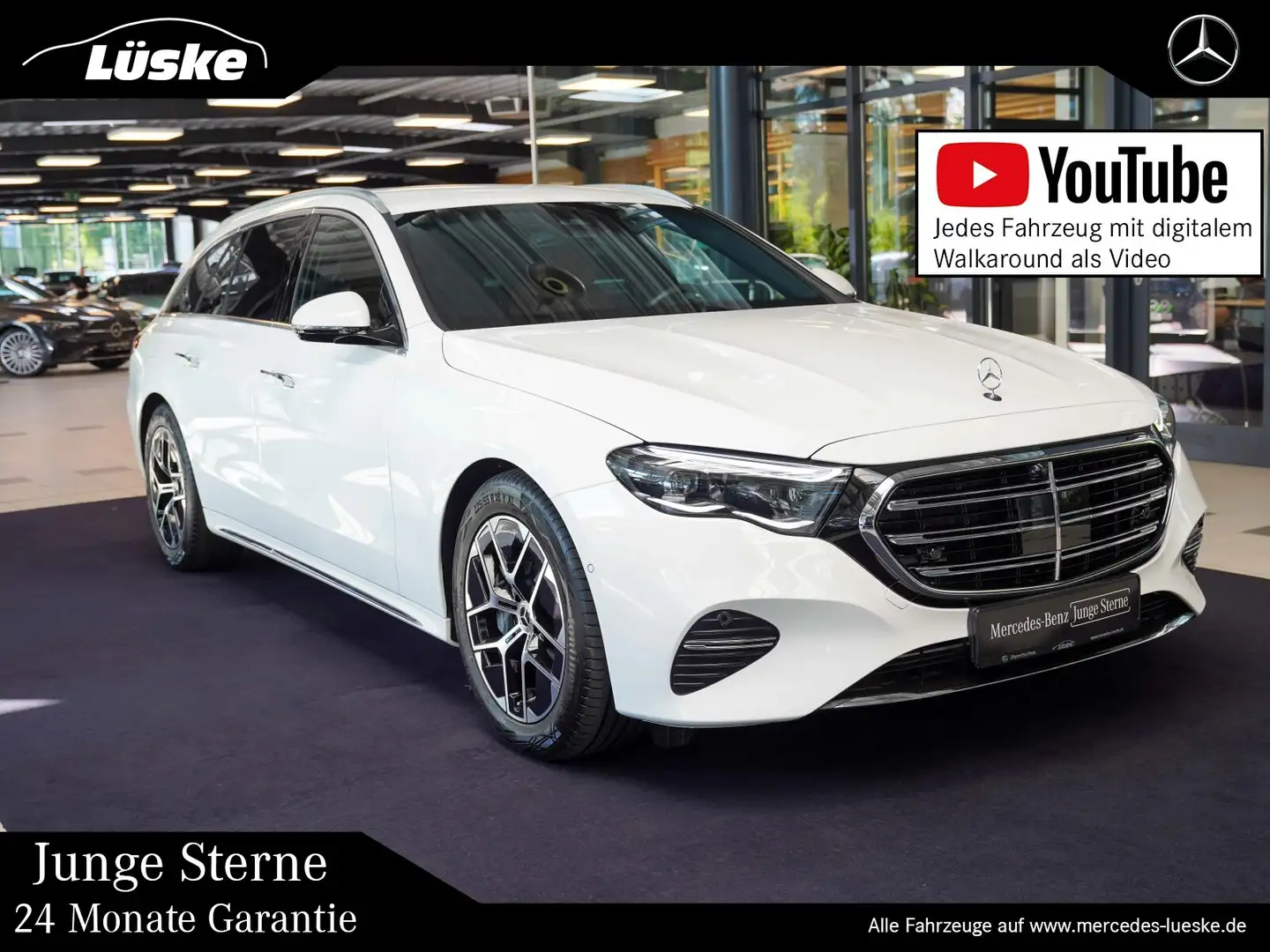 Mercedes-Benz E 220 E 220 d T EXCLUSIVE Superscreen tonkabraun AHK Weiß - 1