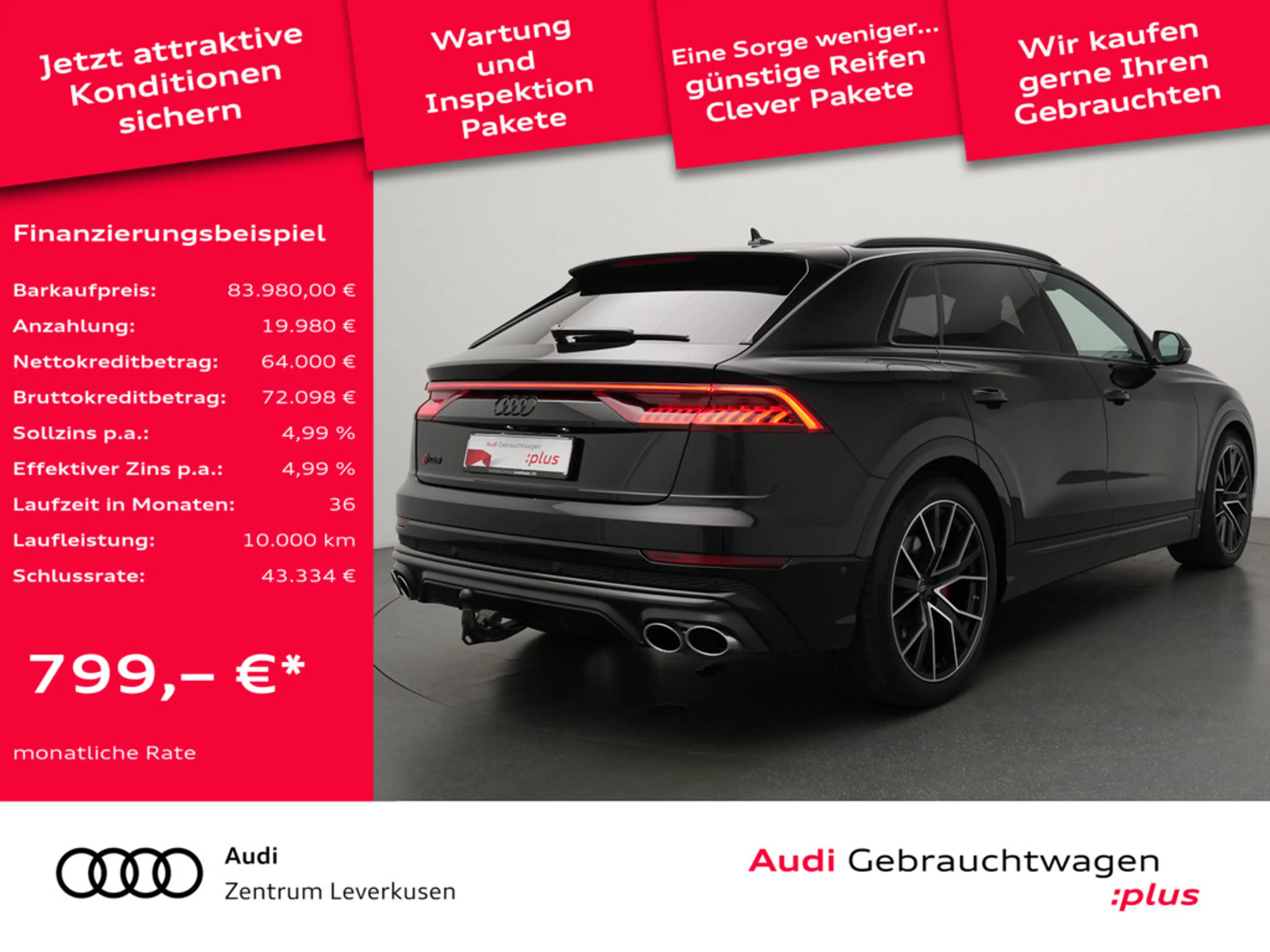 Audi SQ8 quattro competition plus AHK B&O STANDHZ — photo 2