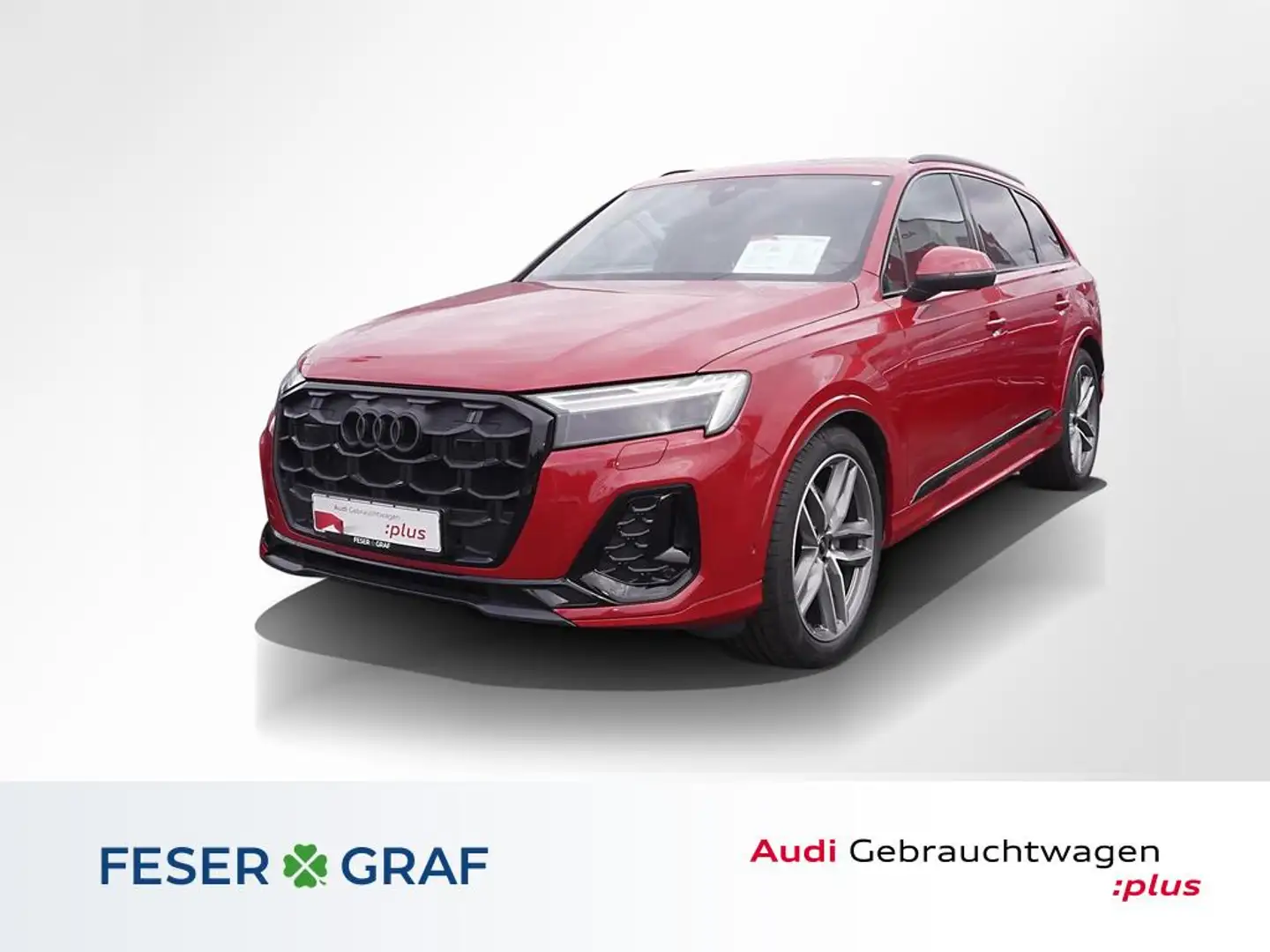 Audi Q7 45 TDI S line Ext/Matrix/HuD/360 Kamera/Luft/Air/A Rot - 1